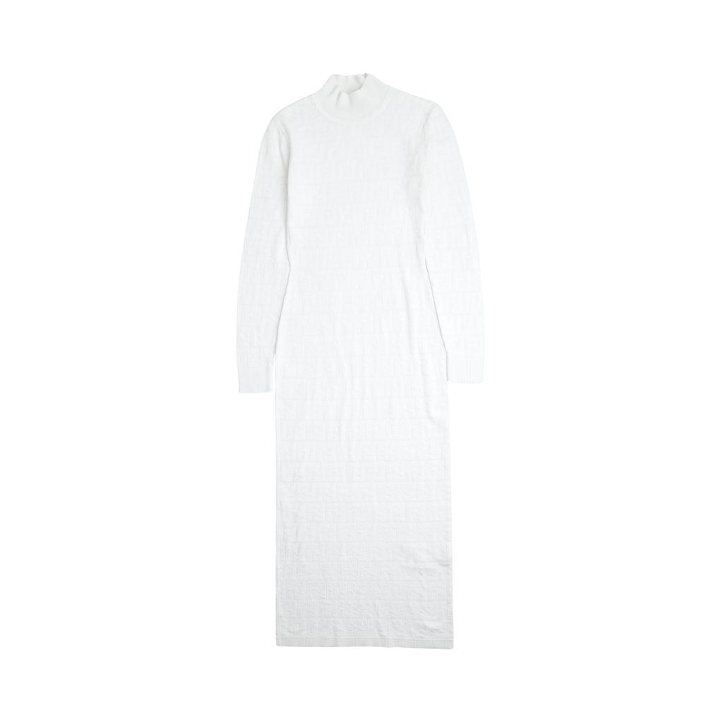 Fendi 'Zucca' Midi Dress - Women's 36