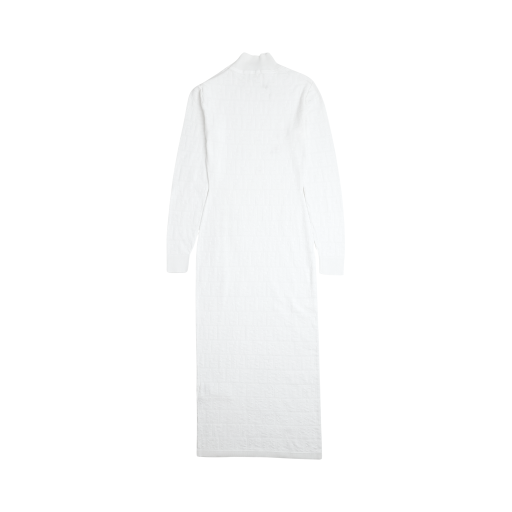 Fendi 'Zucca' Midi Dress - Women's 36