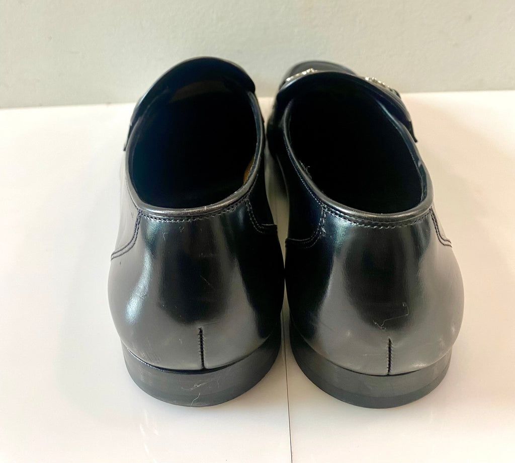 SALVATORE FERRAGAMO PAVIA GANCINI LEATHER LOAFERS