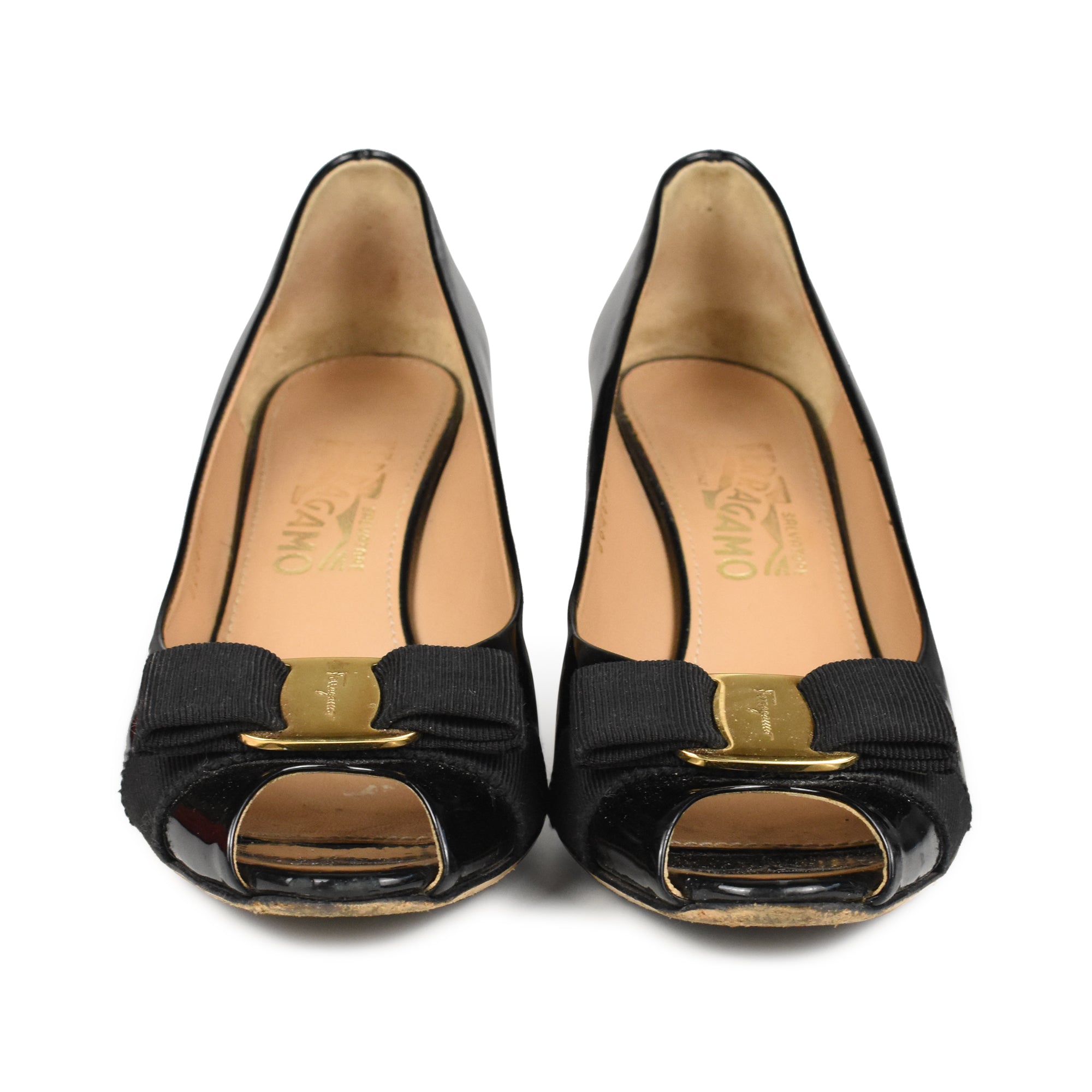 Salvatore Ferragamo Peep-Toe Heels - Women's 7.5