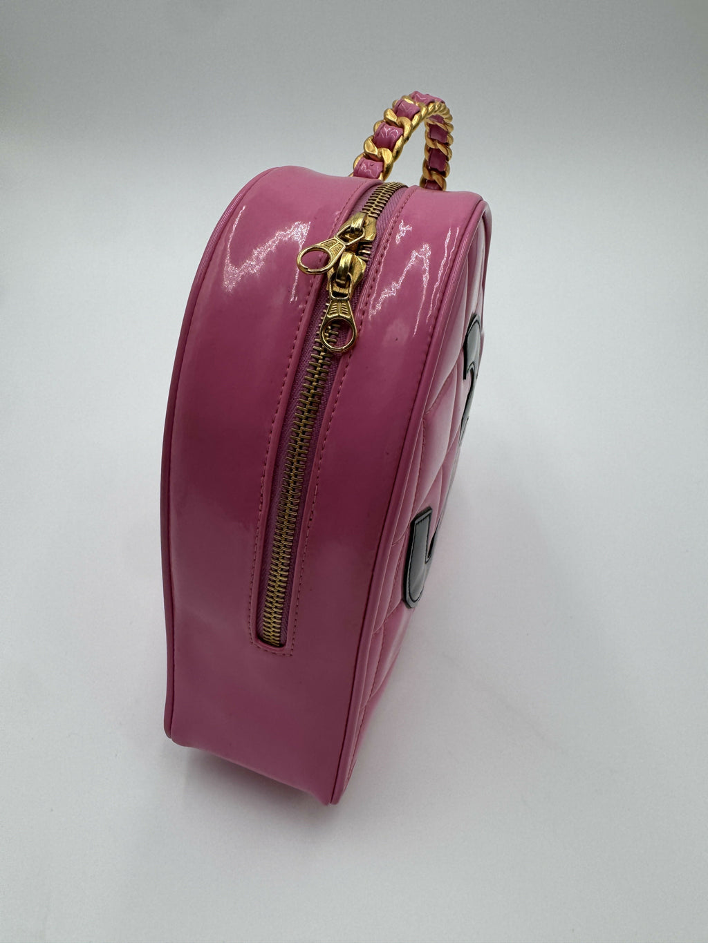 Chanel 1995 Vintage Barbie Pink Heart Vanity Bag