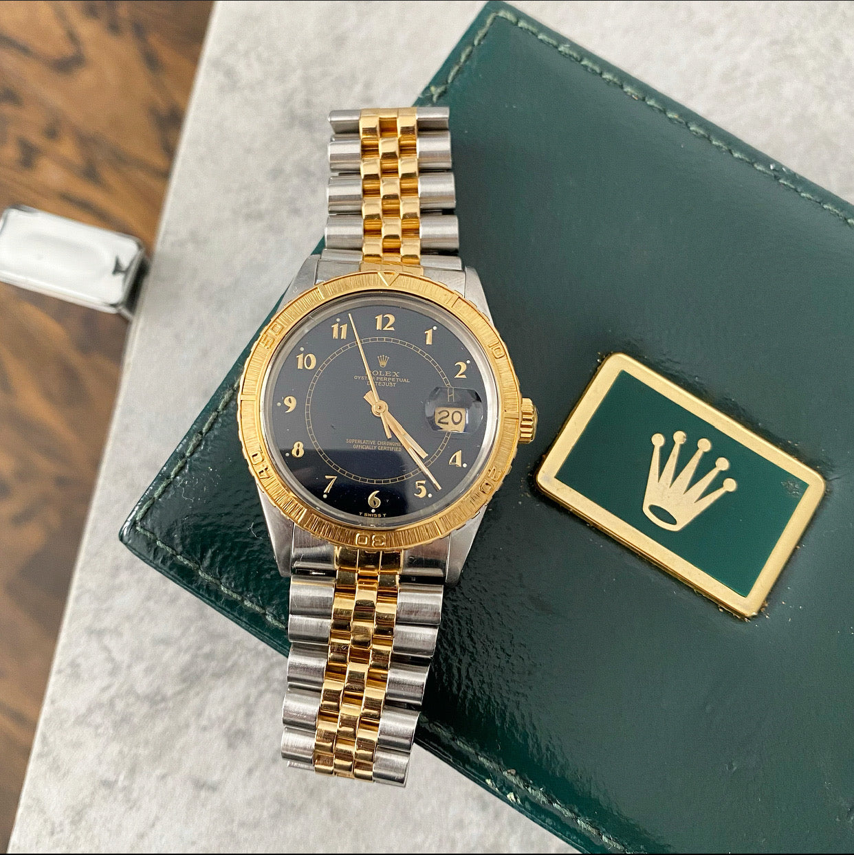 Rolex Vintage 1986 Datejust Turn-O-Graph Thunderbird 36mm 2-Tone Watch