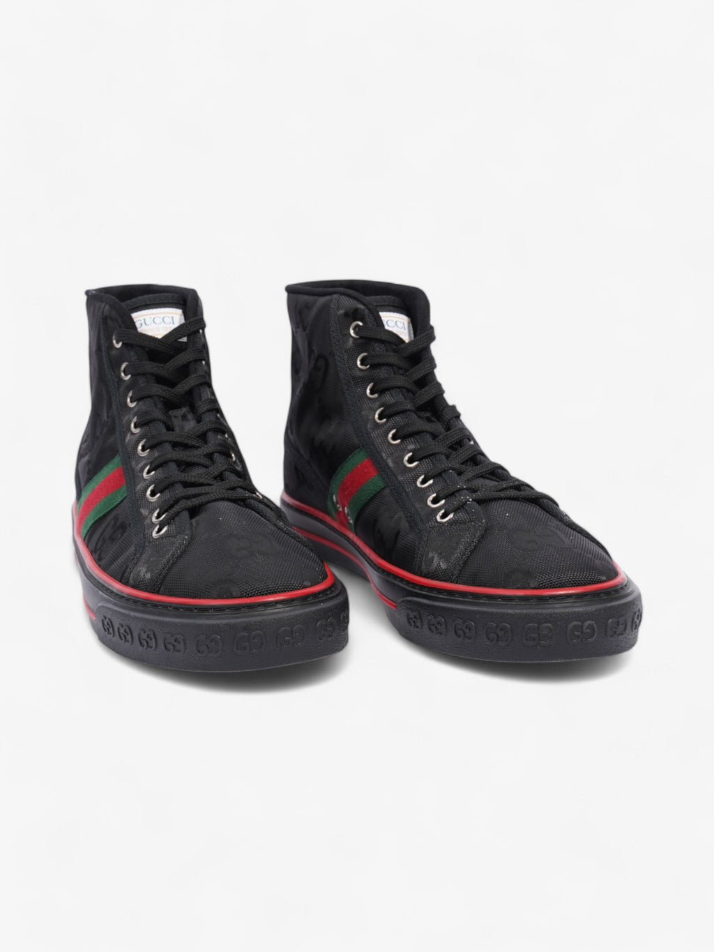 Gucci Off The Grid High-tops Black / Green / Red Canvas EU 44.5 UK 10.5
