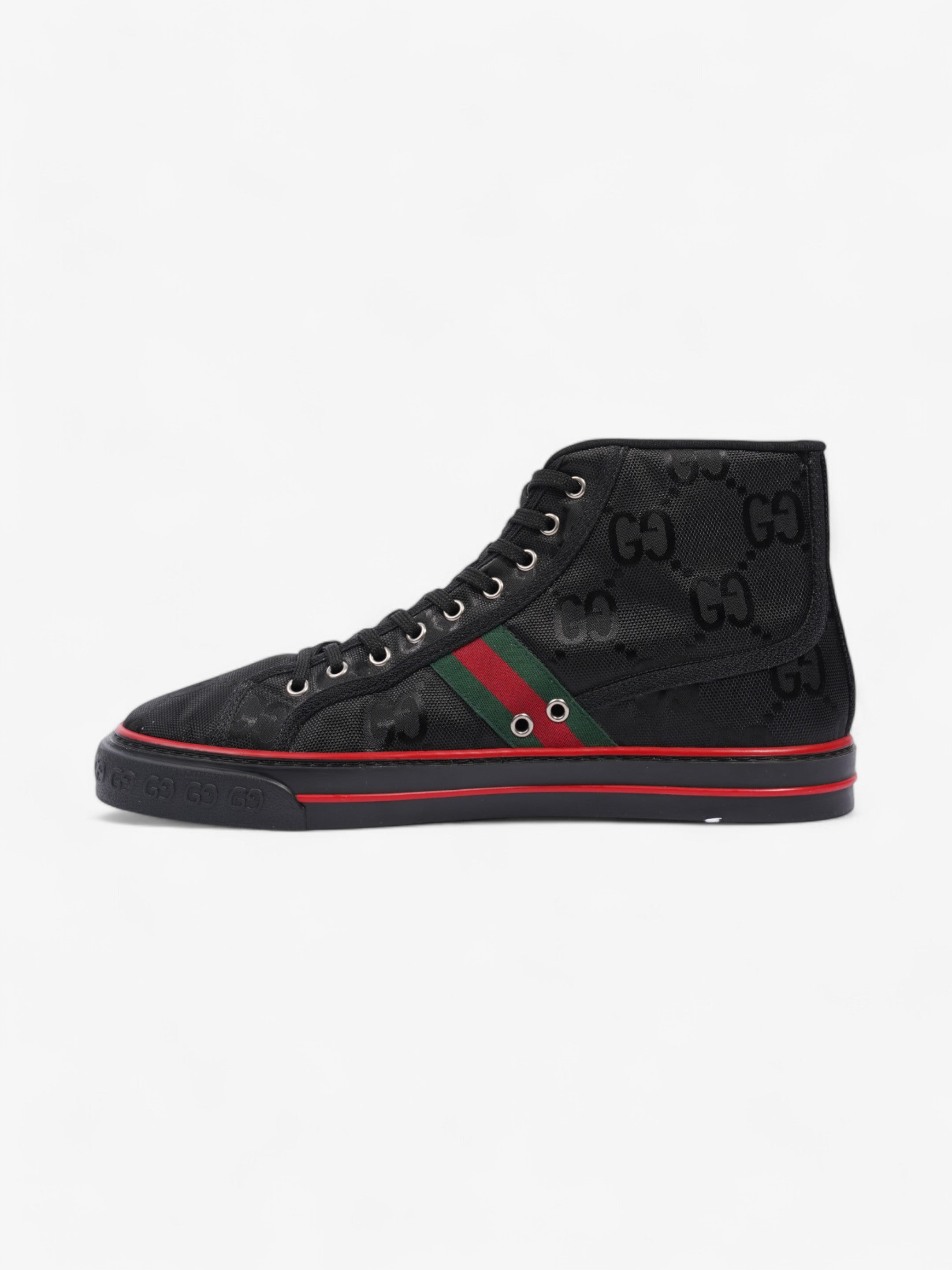 Gucci Off The Grid High-tops Black / Green / Red Canvas EU 44.5 UK 10.5