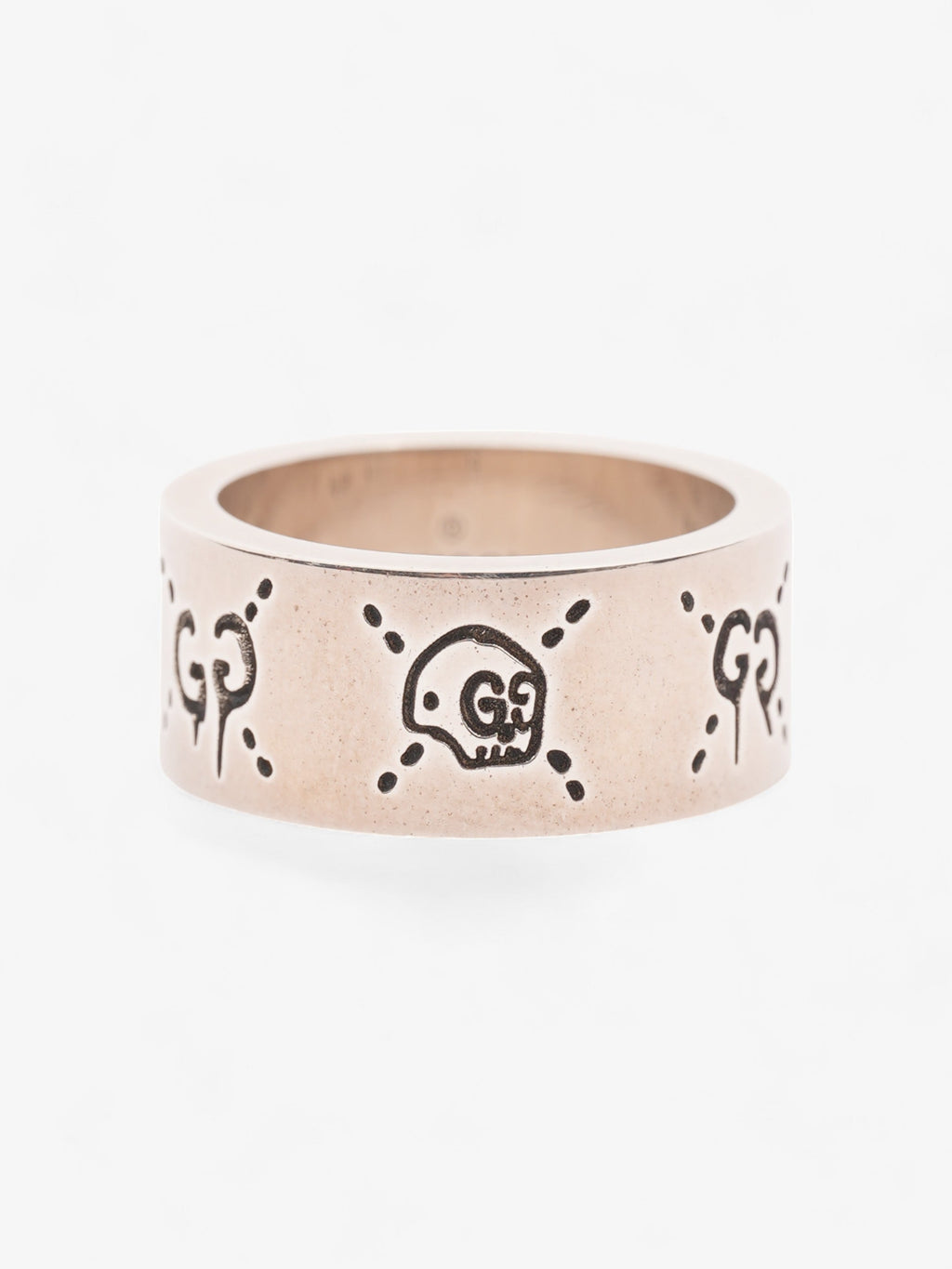 Gucci Ghost Ring Silver Silver Sterling 13 (Circumference - 53mm)