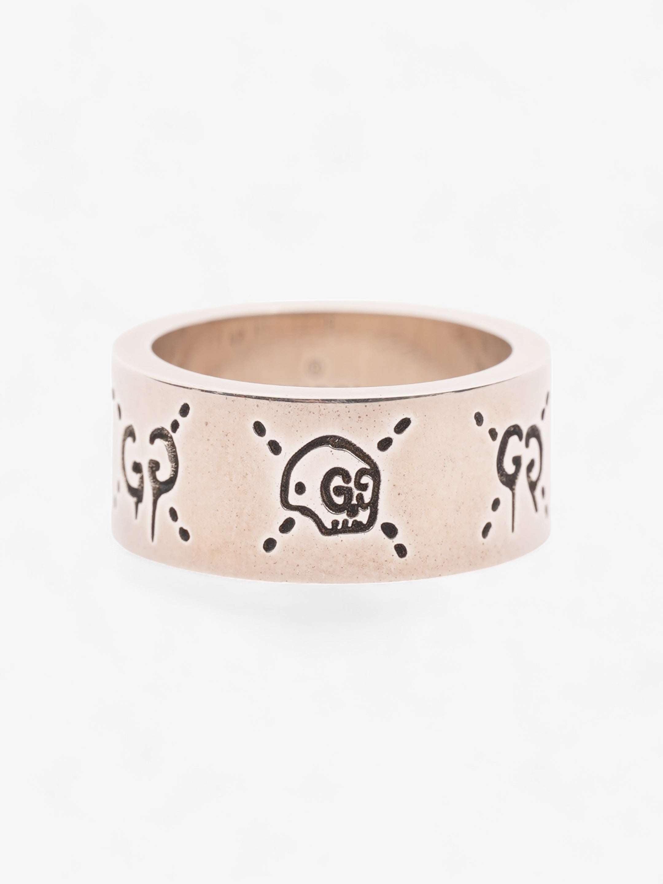 Gucci Ghost Ring Silver Silver Sterling 13 (Circumference - 53mm)