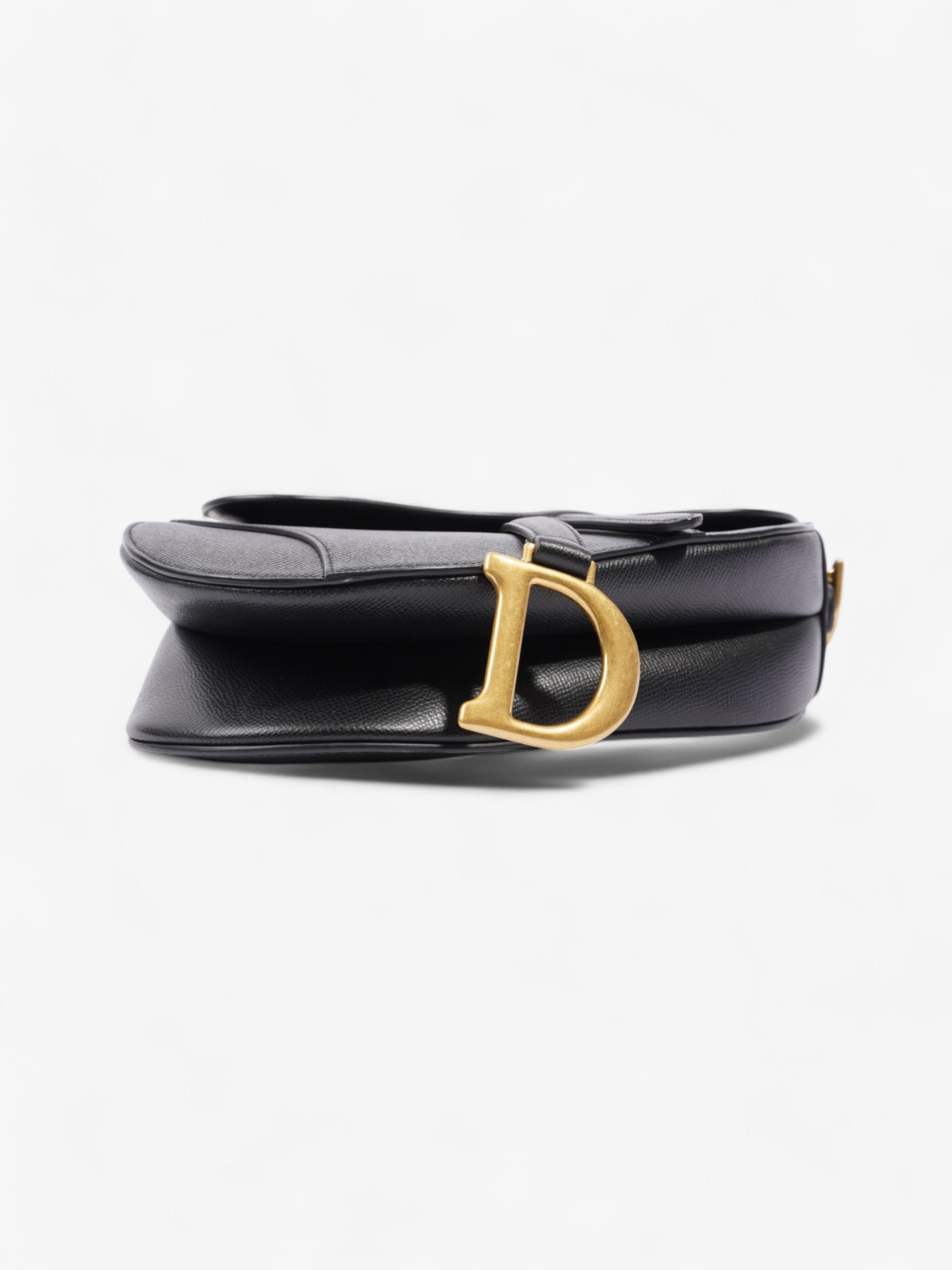 Christian Dior Saddle Bag Black Calfskin Leather