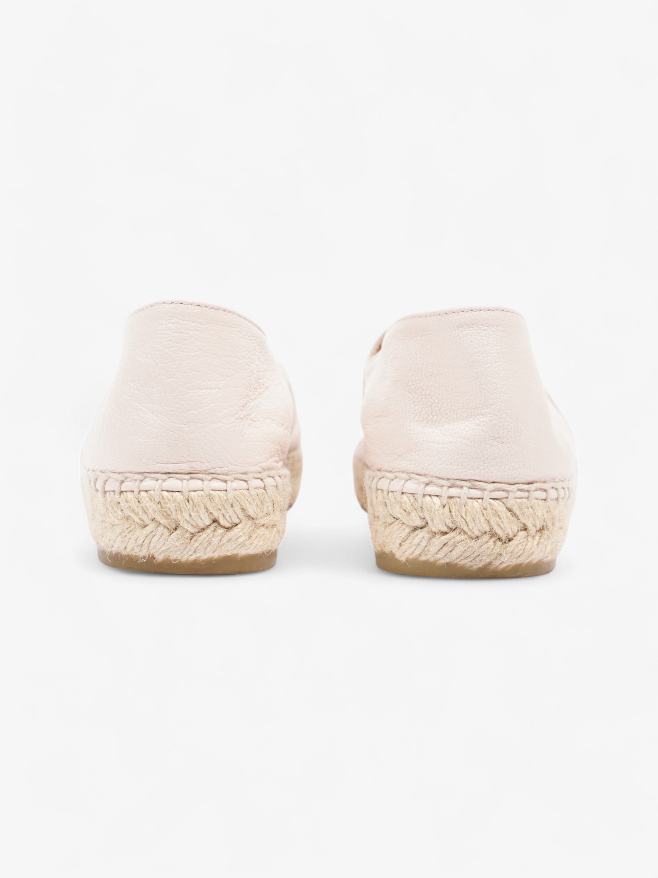 Chanel Espadrilles Pink / Black Leather EU 38 UK 5