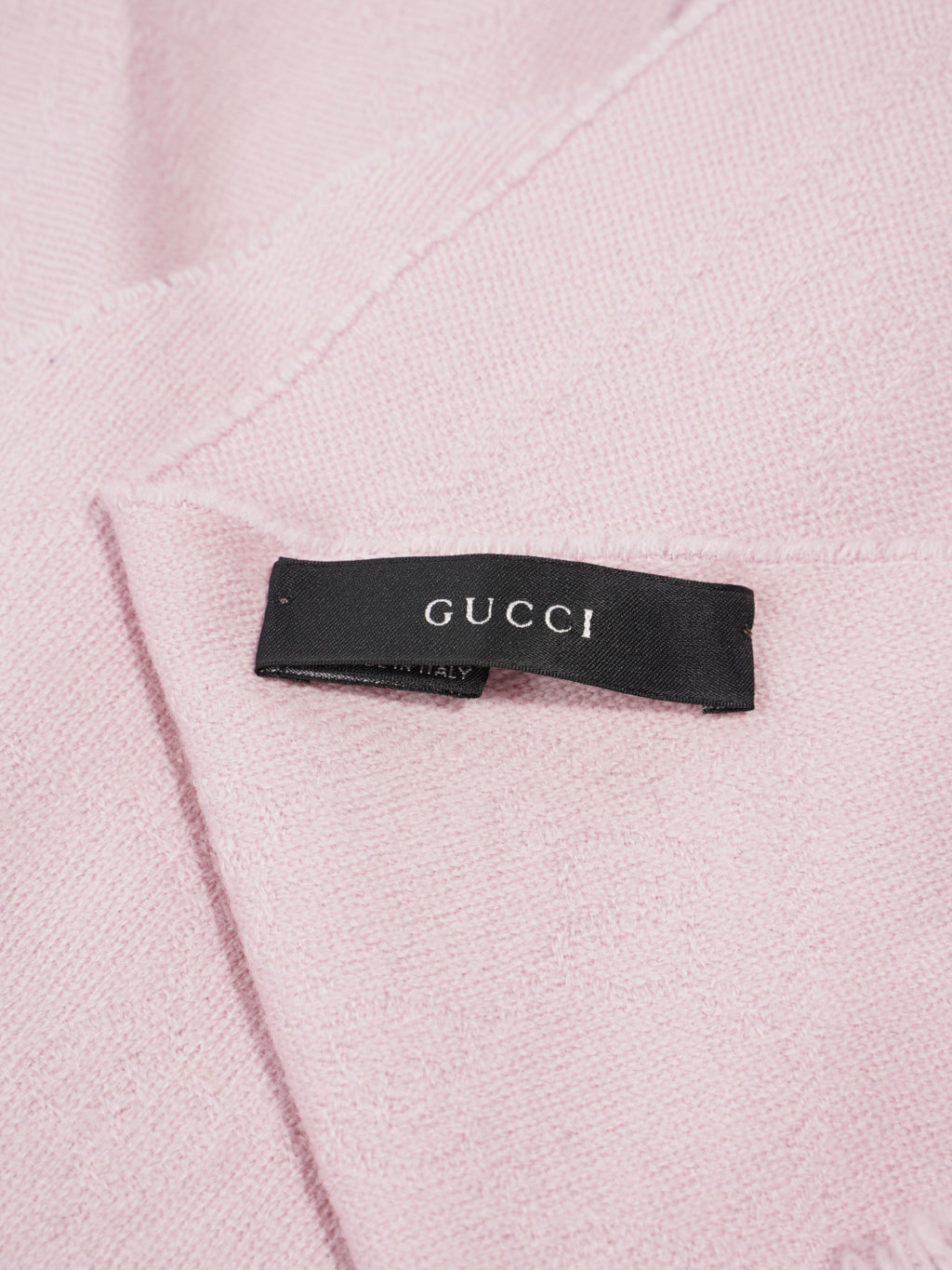 Gucci GG Scarf Pink Wool