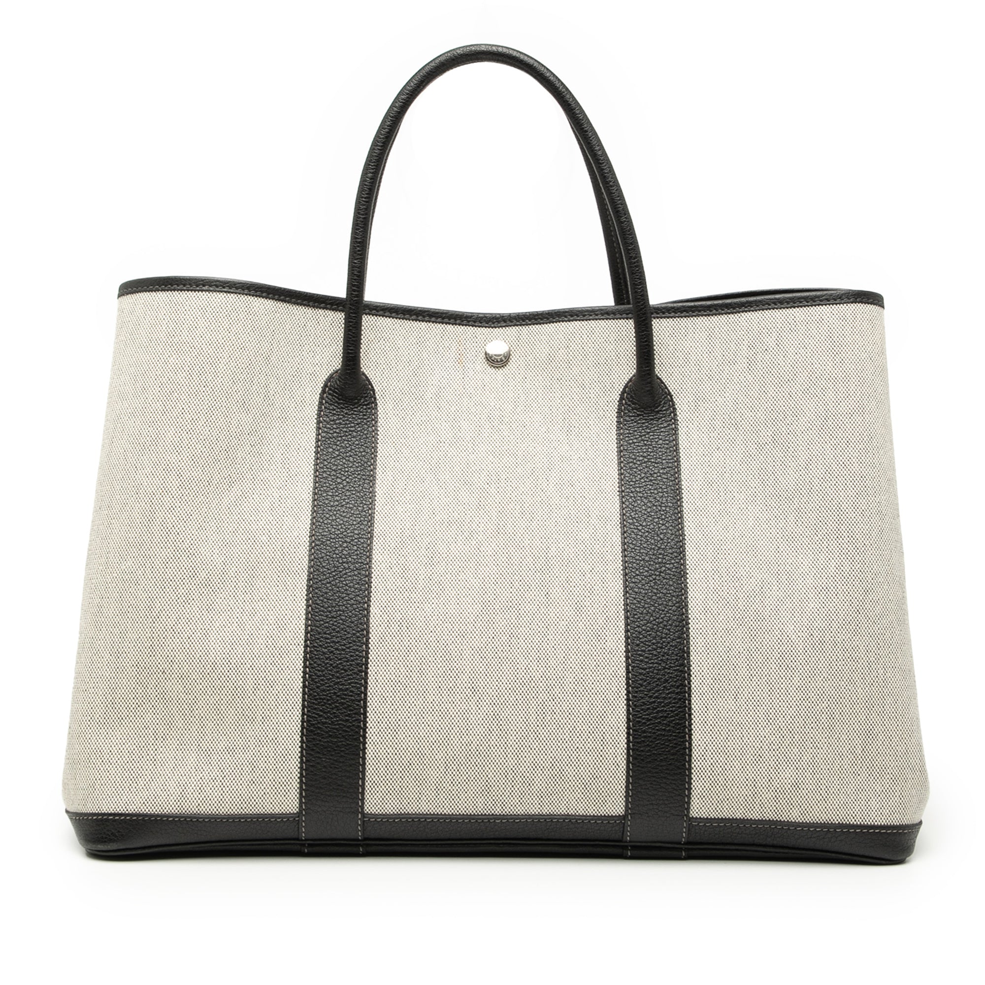 Garden Party Tote Toile and Leather 49