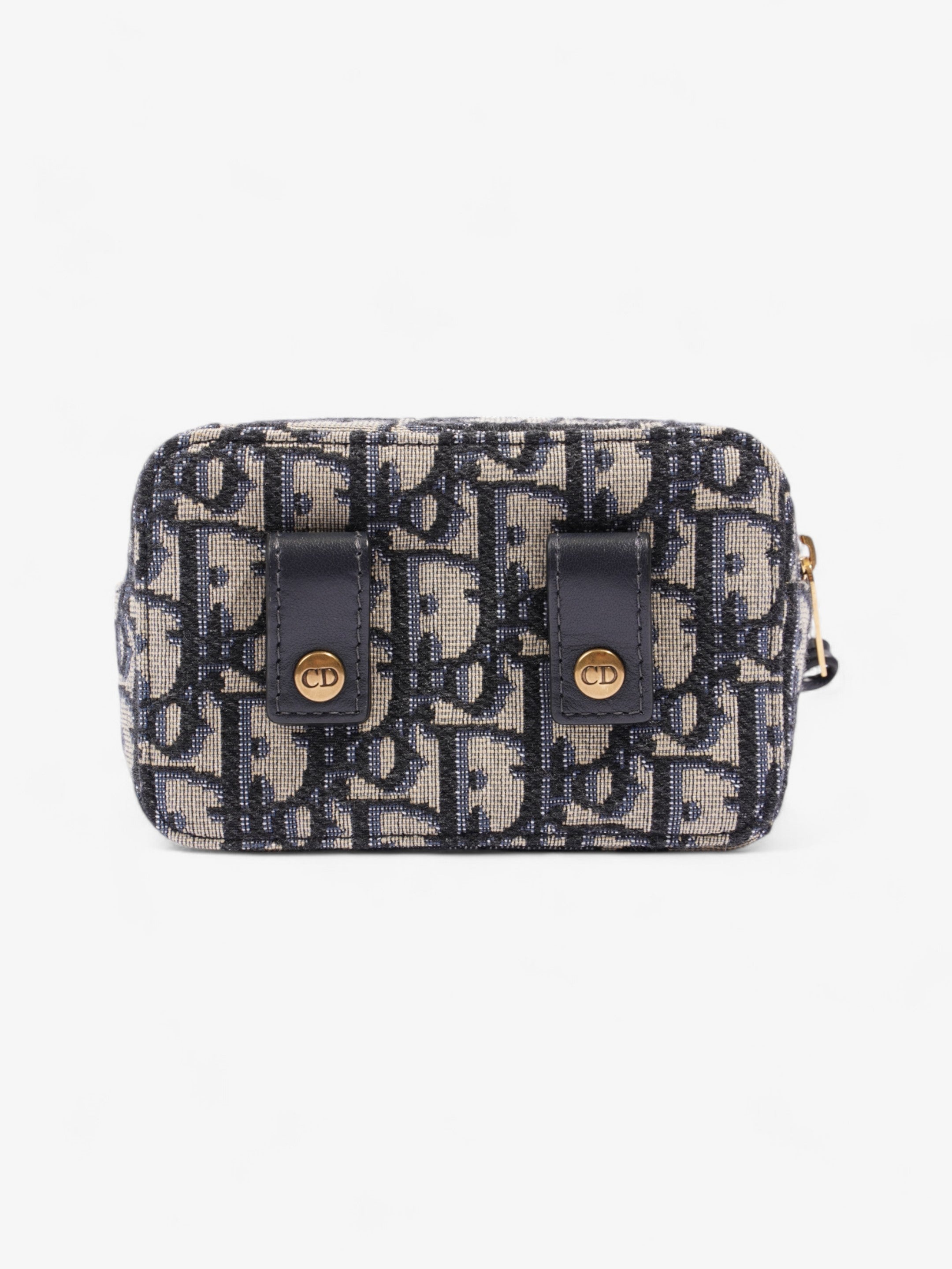 Christian Dior Oblique Belt Bag Blue Oblique Fabric