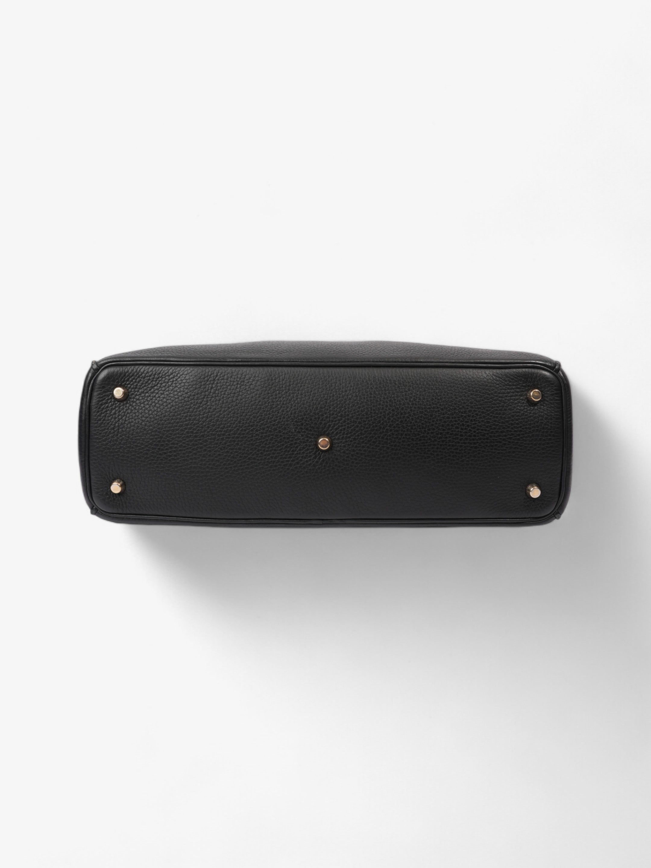 Christian Dior Diorissimo Satchel Black Calfskin Leather Large