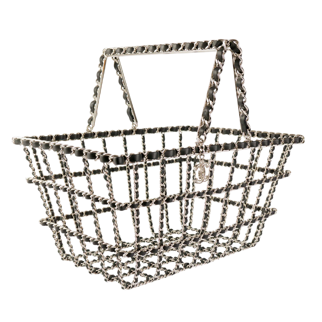 Chanel 2014 Runway Medium Grocery Shopping Basket