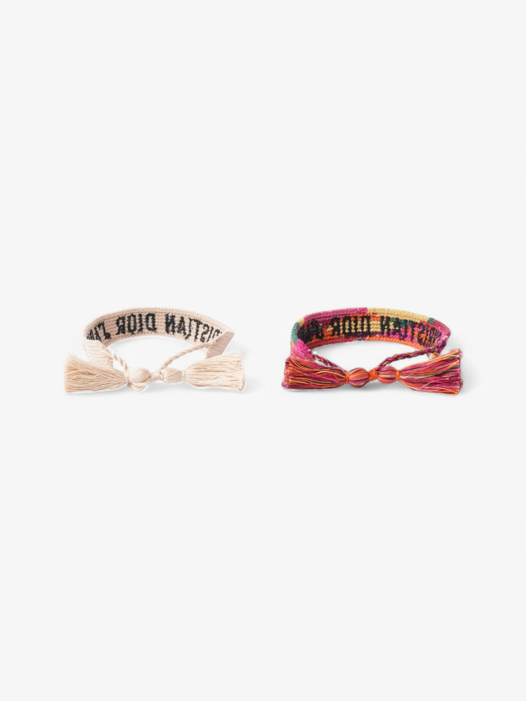 Christian Dior J'Adior Friendship Bracelet Set Multicoloured Cotton