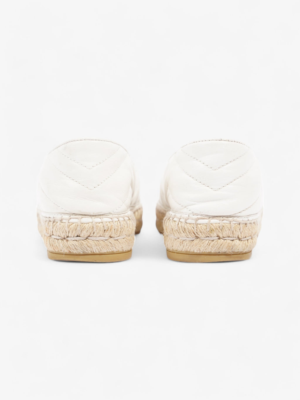 Gucci GG Marmont espadrilles White  Leather EU 38 UK 5
