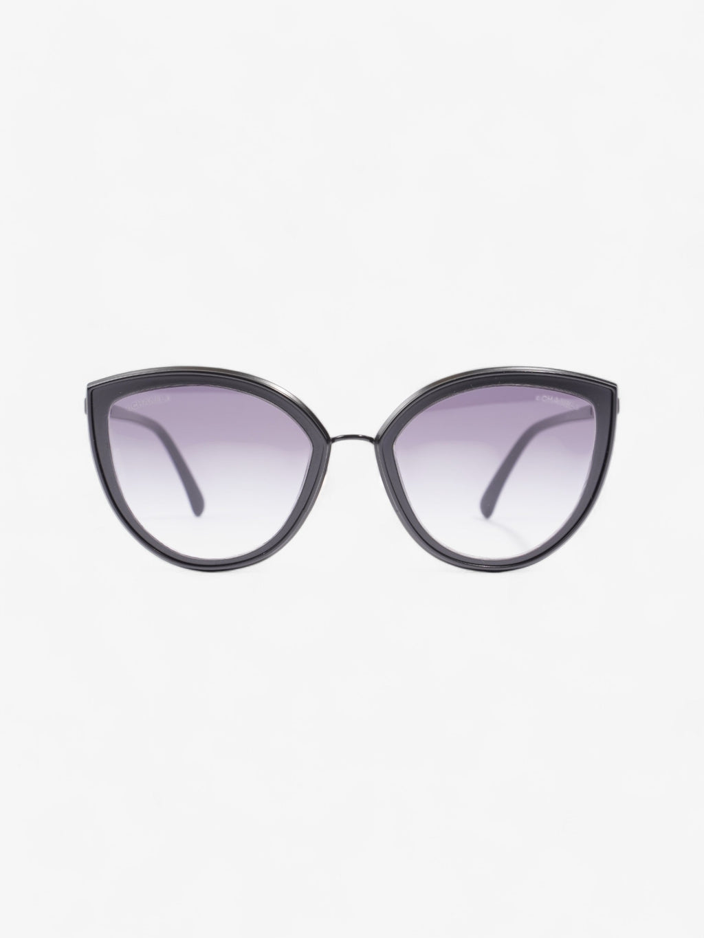 Chanel Cat-Eye Sunglasses Black Acetate 140mm