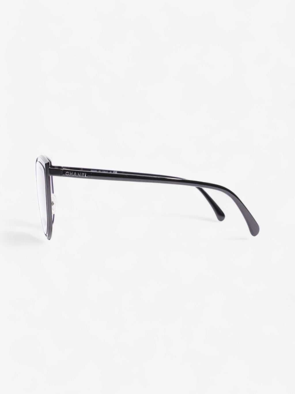 Chanel Cat-Eye Sunglasses Black Acetate 140mm