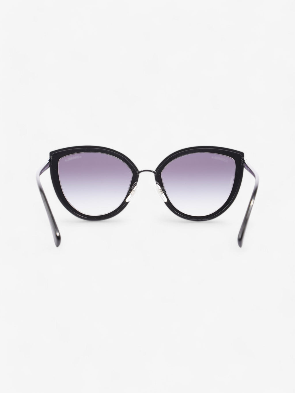 Chanel Cat-Eye Sunglasses Black Acetate 140mm
