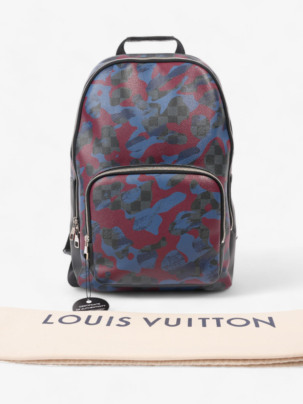 Louis Vuitton Andy Backpack Damier Cobalt Coated Canvas