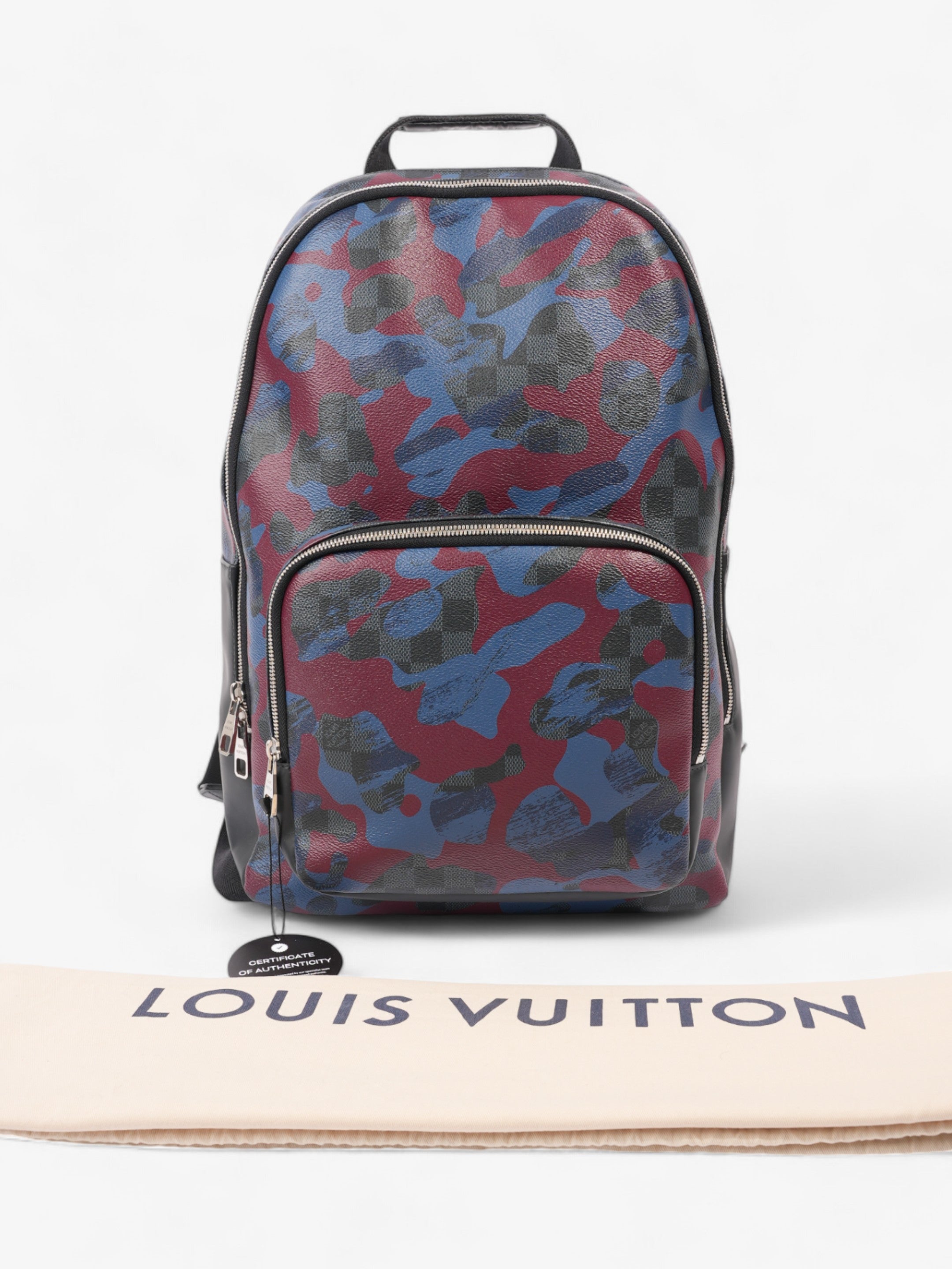 Louis Vuitton Andy Backpack Damier Cobalt Coated Canvas