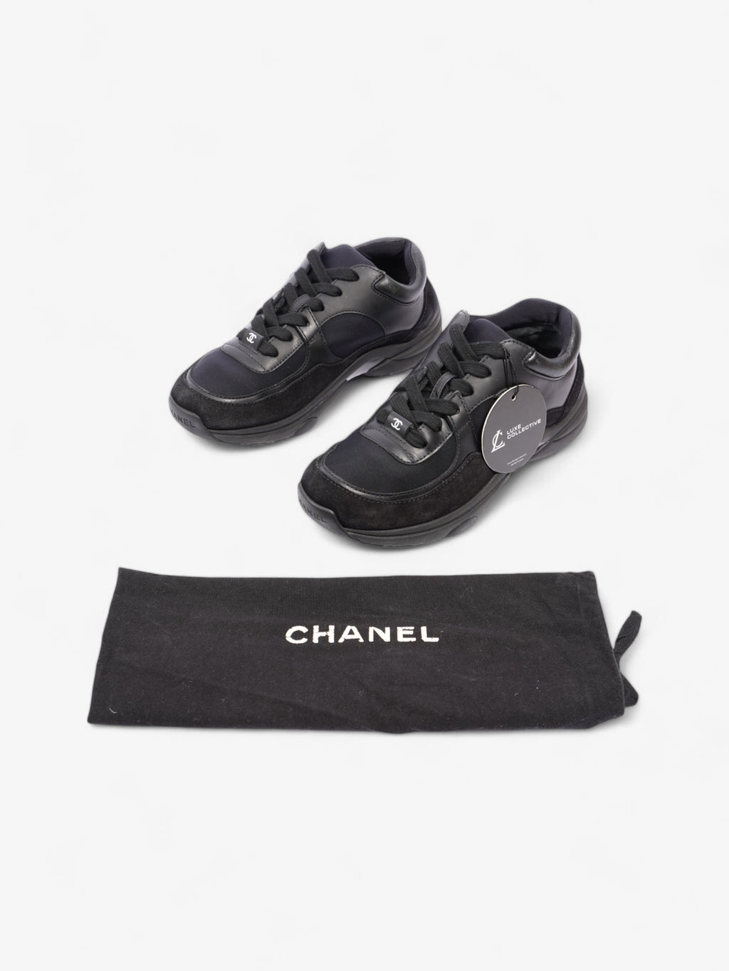 Chanel CC Runner Black Suede EU 36 UK 3