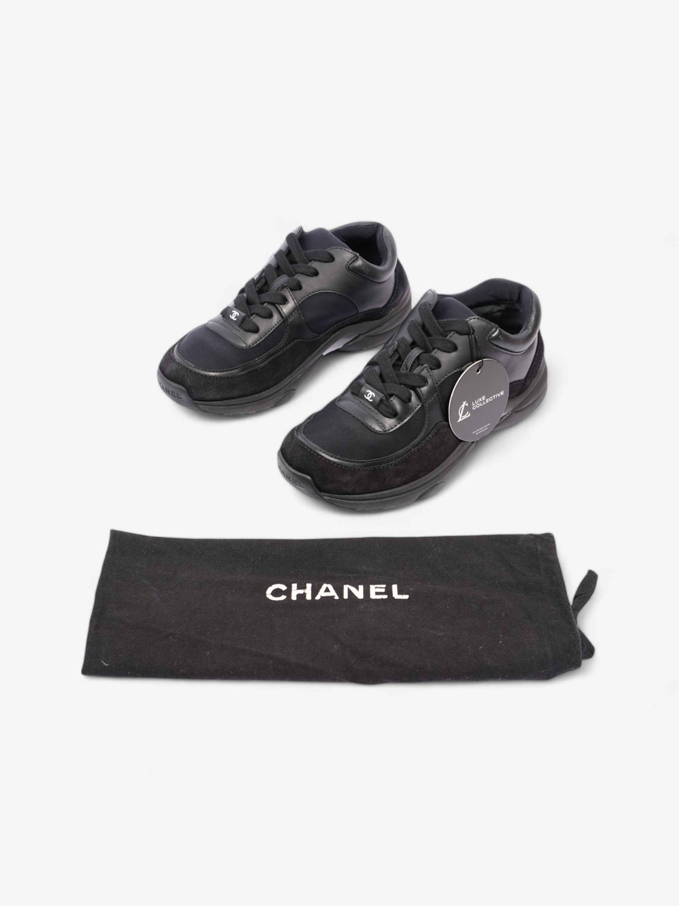 Chanel CC Runner Black Suede EU 36 UK 3