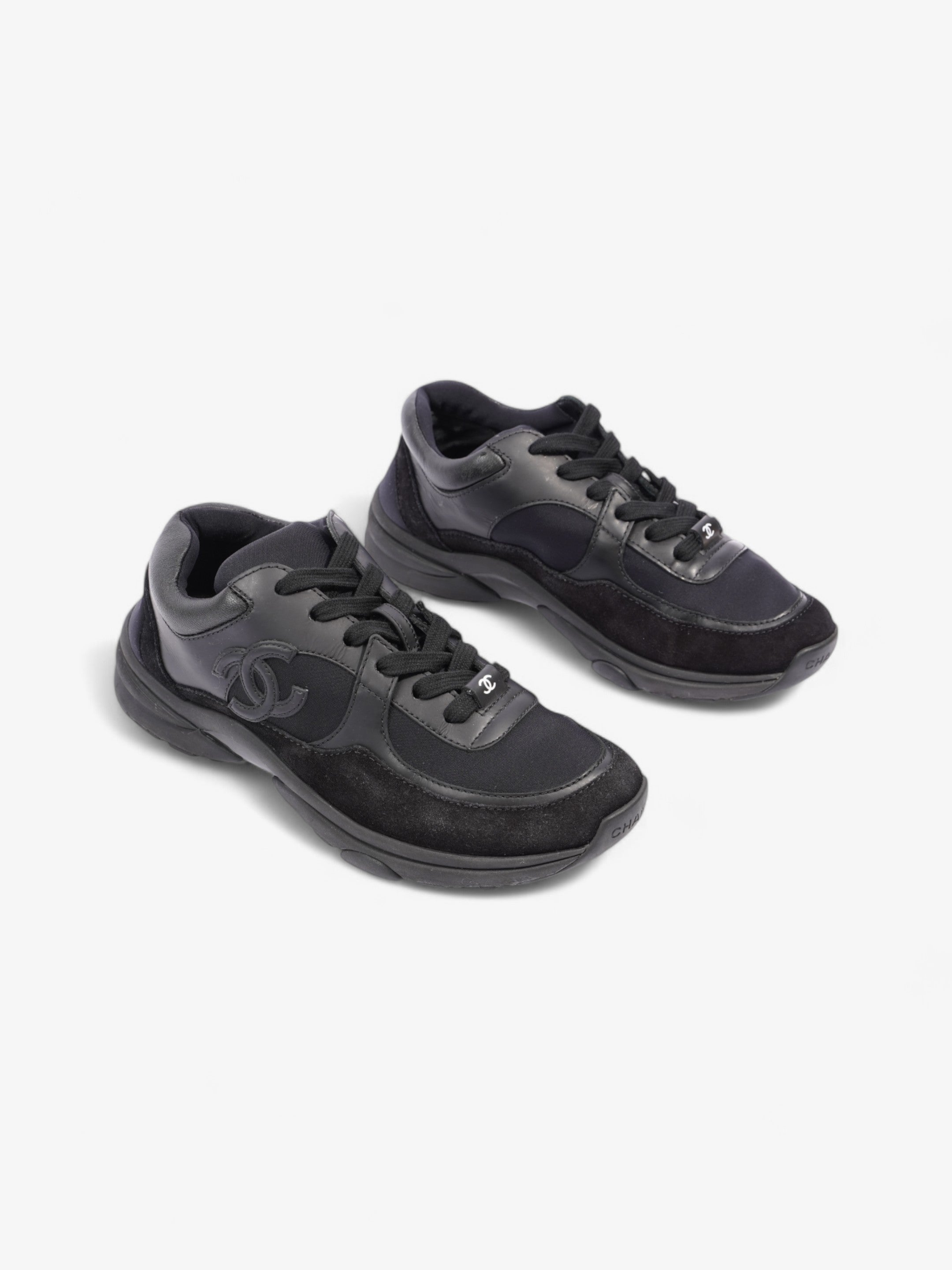 Chanel CC Runner Black Suede EU 36 UK 3