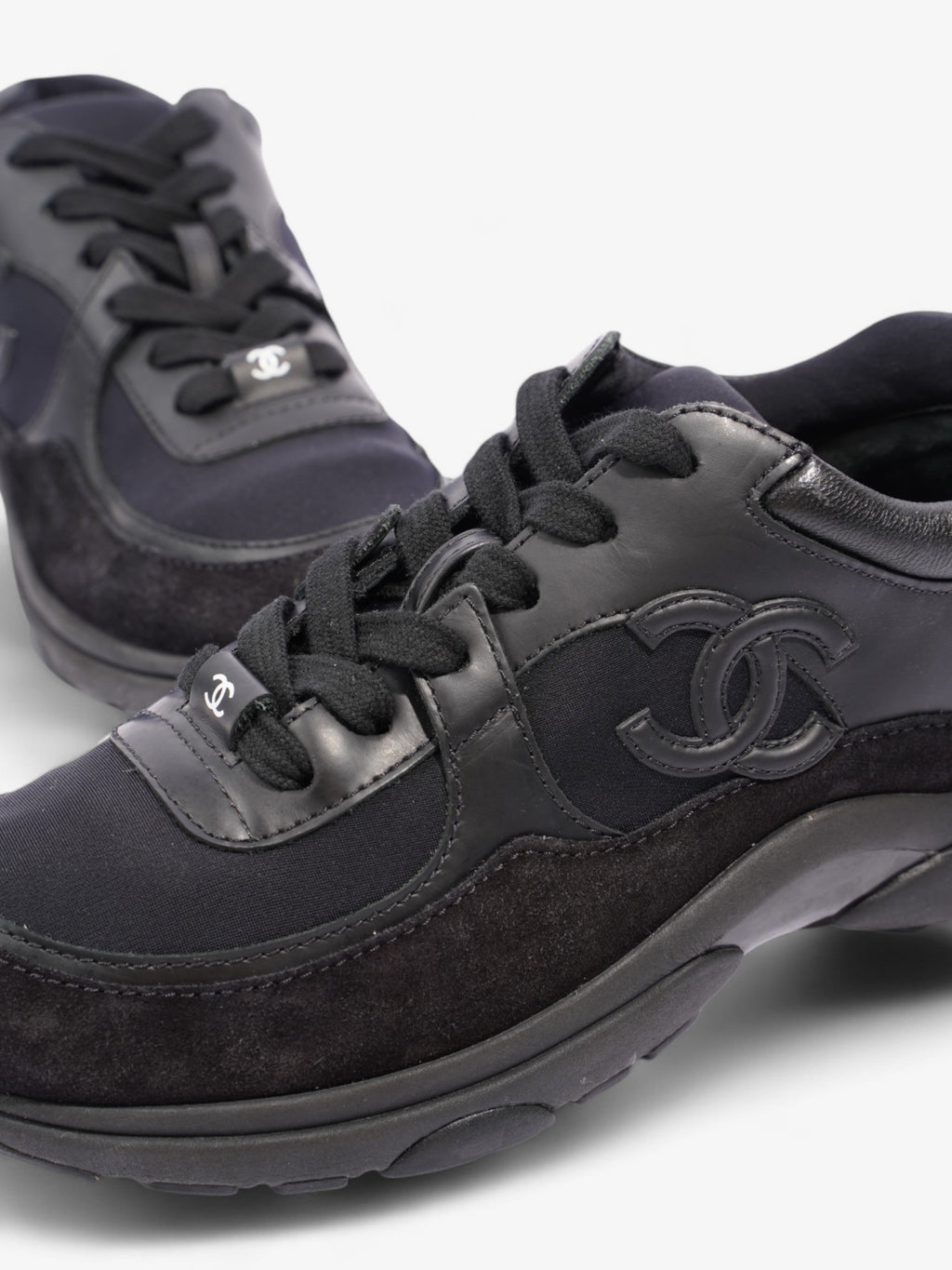 Chanel CC Runner Black Suede EU 36 UK 3