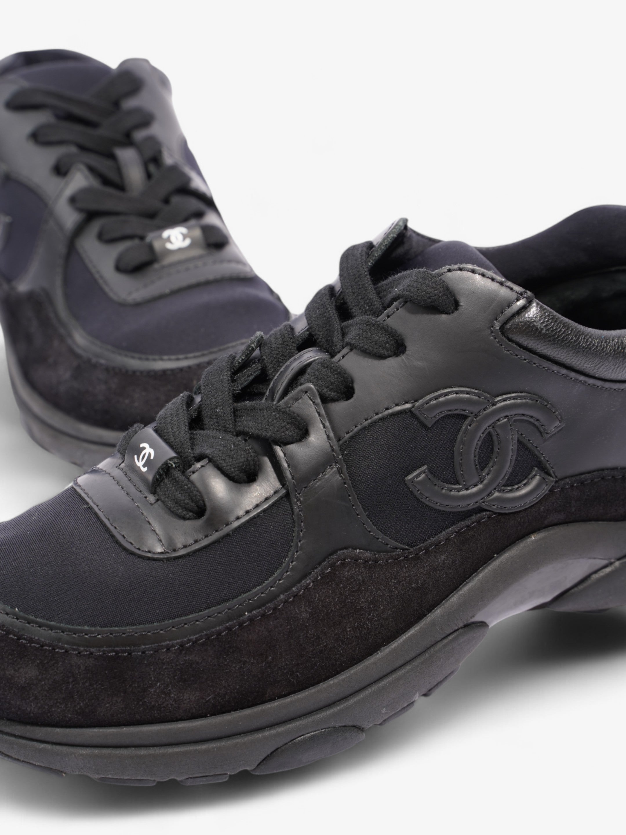 Chanel CC Runner Black Suede EU 36 UK 3