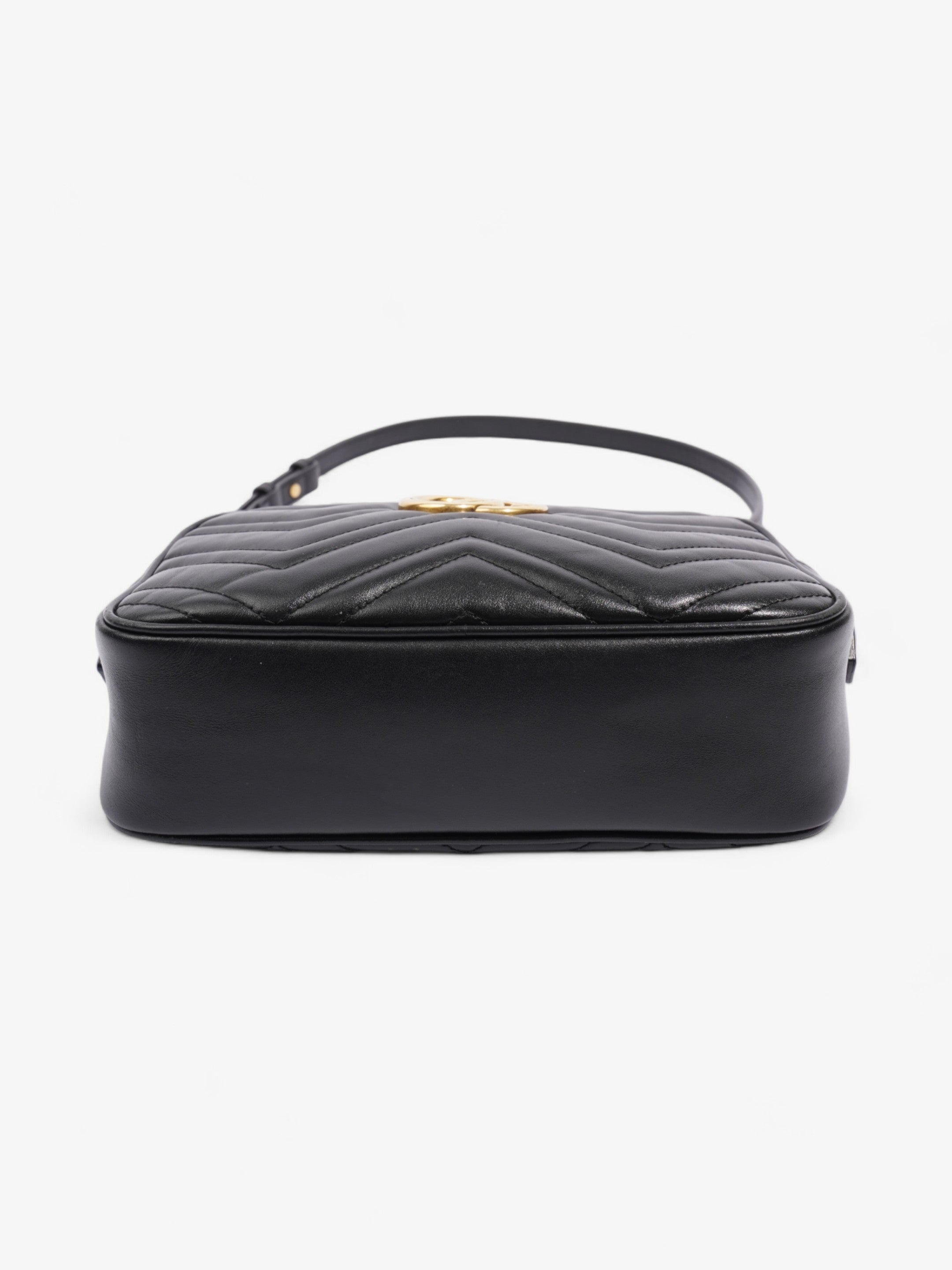 Gucci GG Marmont Black Matelasse Leather Small
