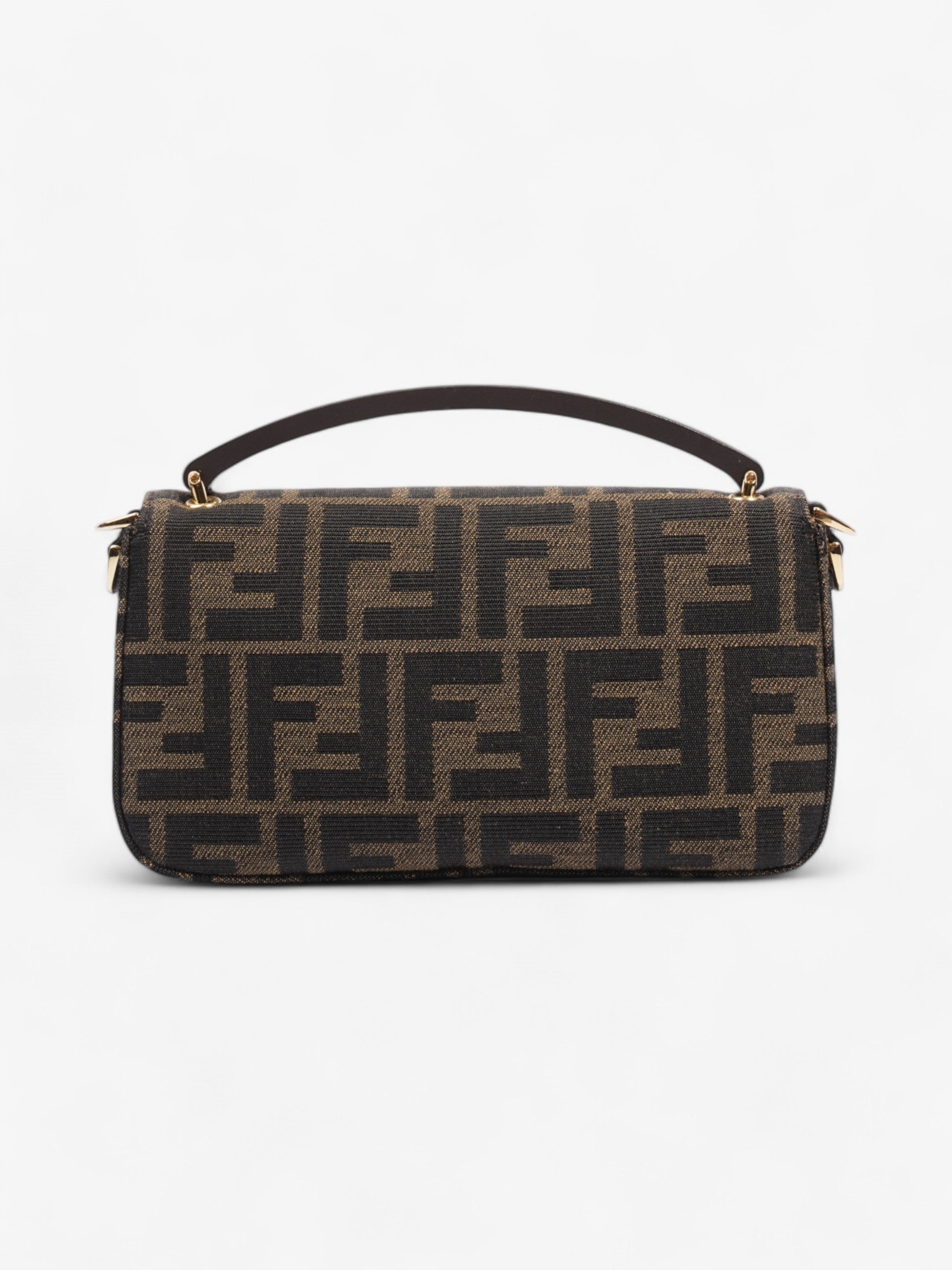 Fendi Baguette Zucca / Brown Fabric Mini