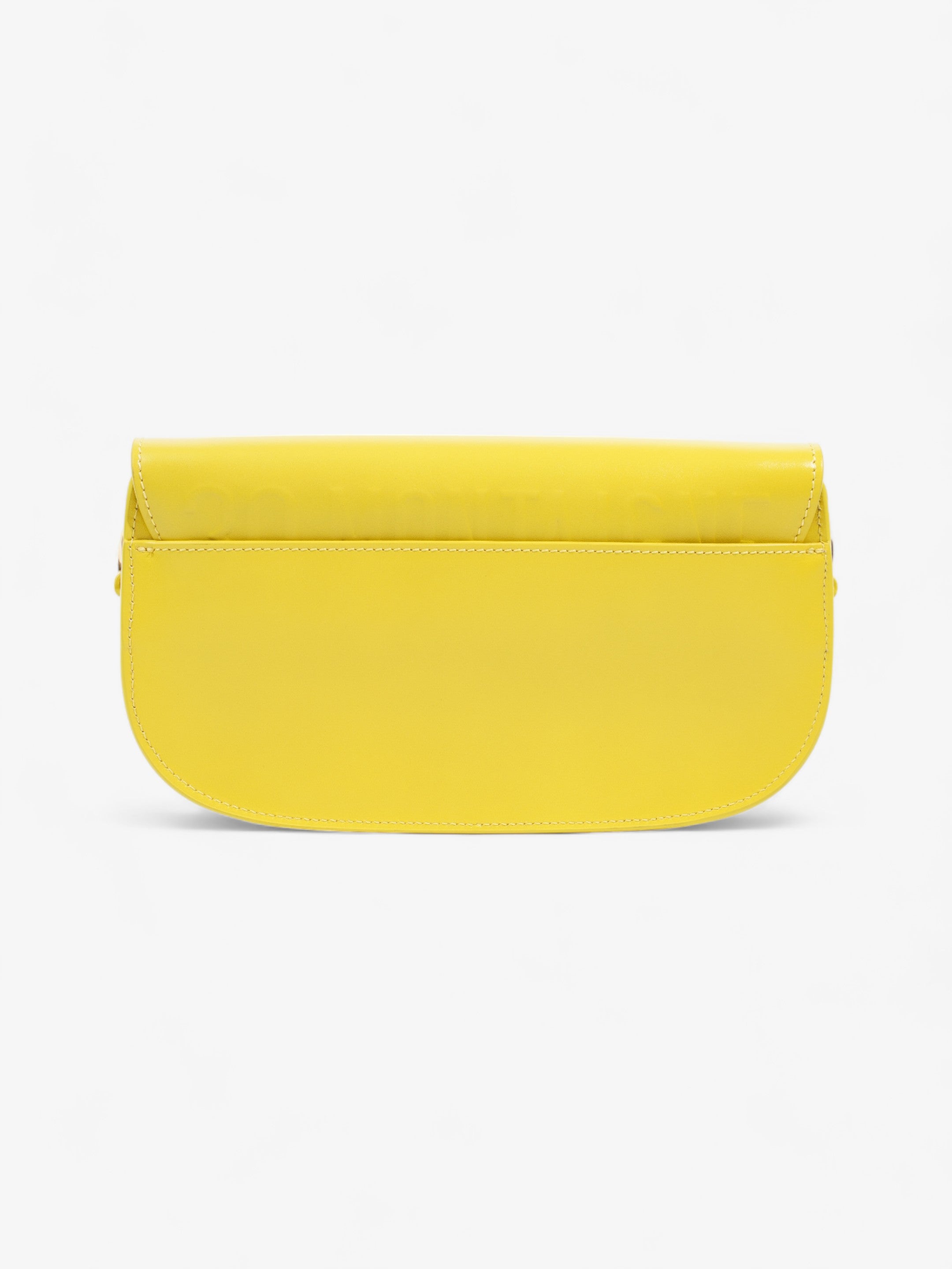 Christian Dior Bobby East West Yellow Calfskin Leather