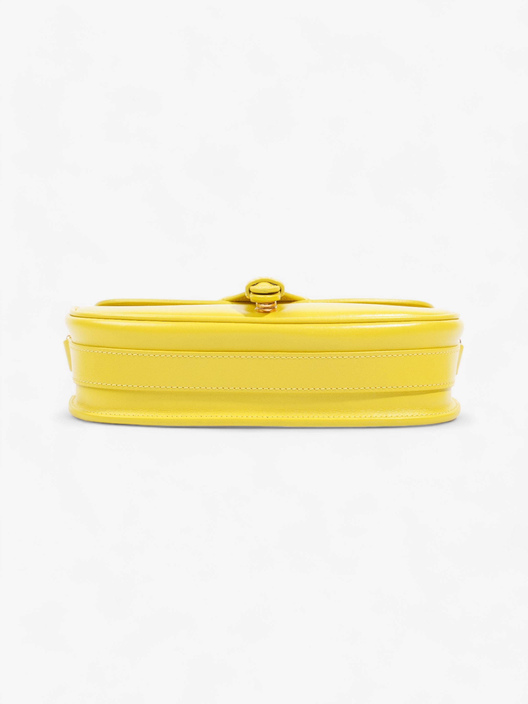 Christian Dior Bobby East West Yellow Calfskin Leather