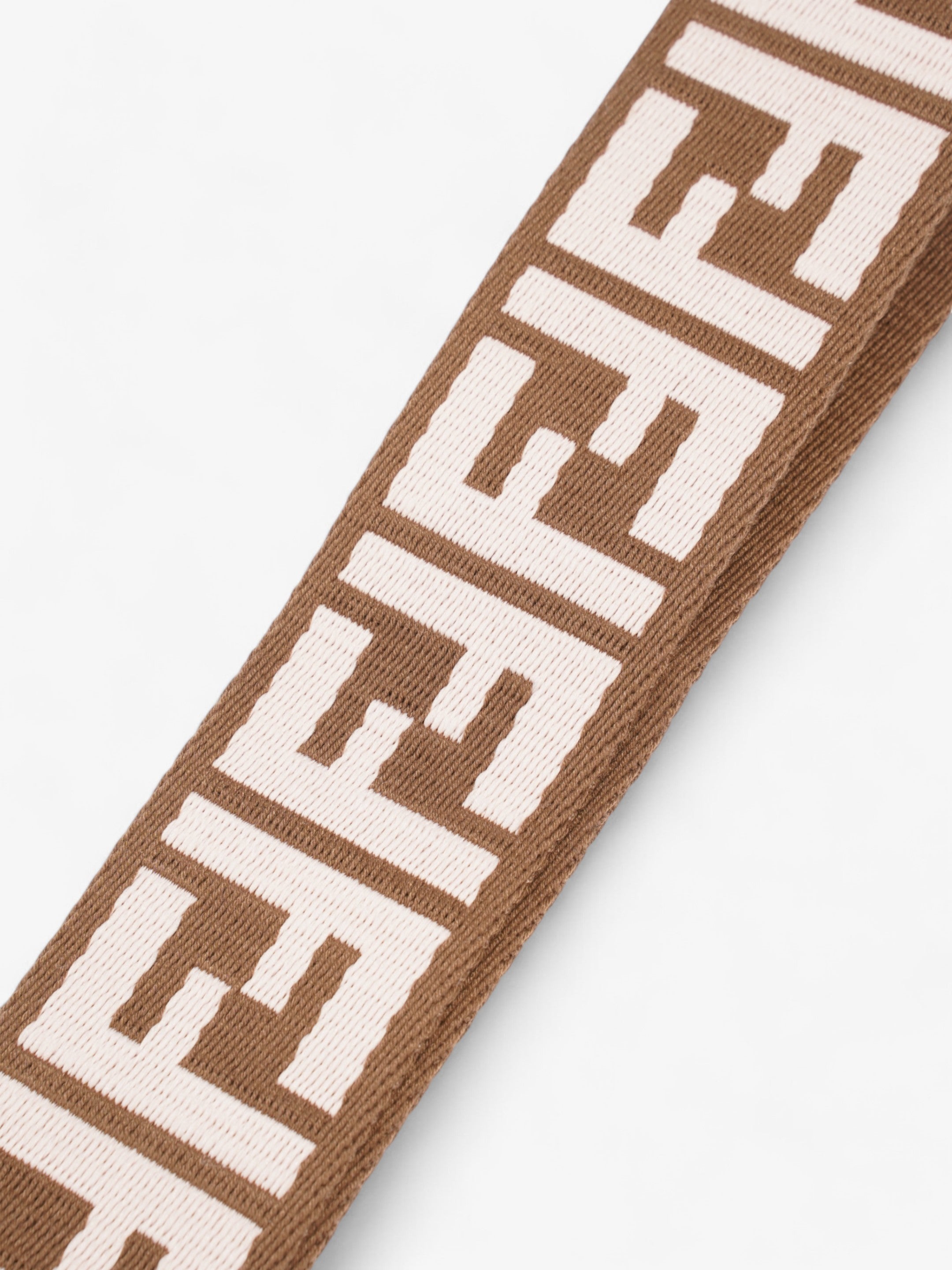 Fendi Strap You Brown / Light Pink / Gold Canvas