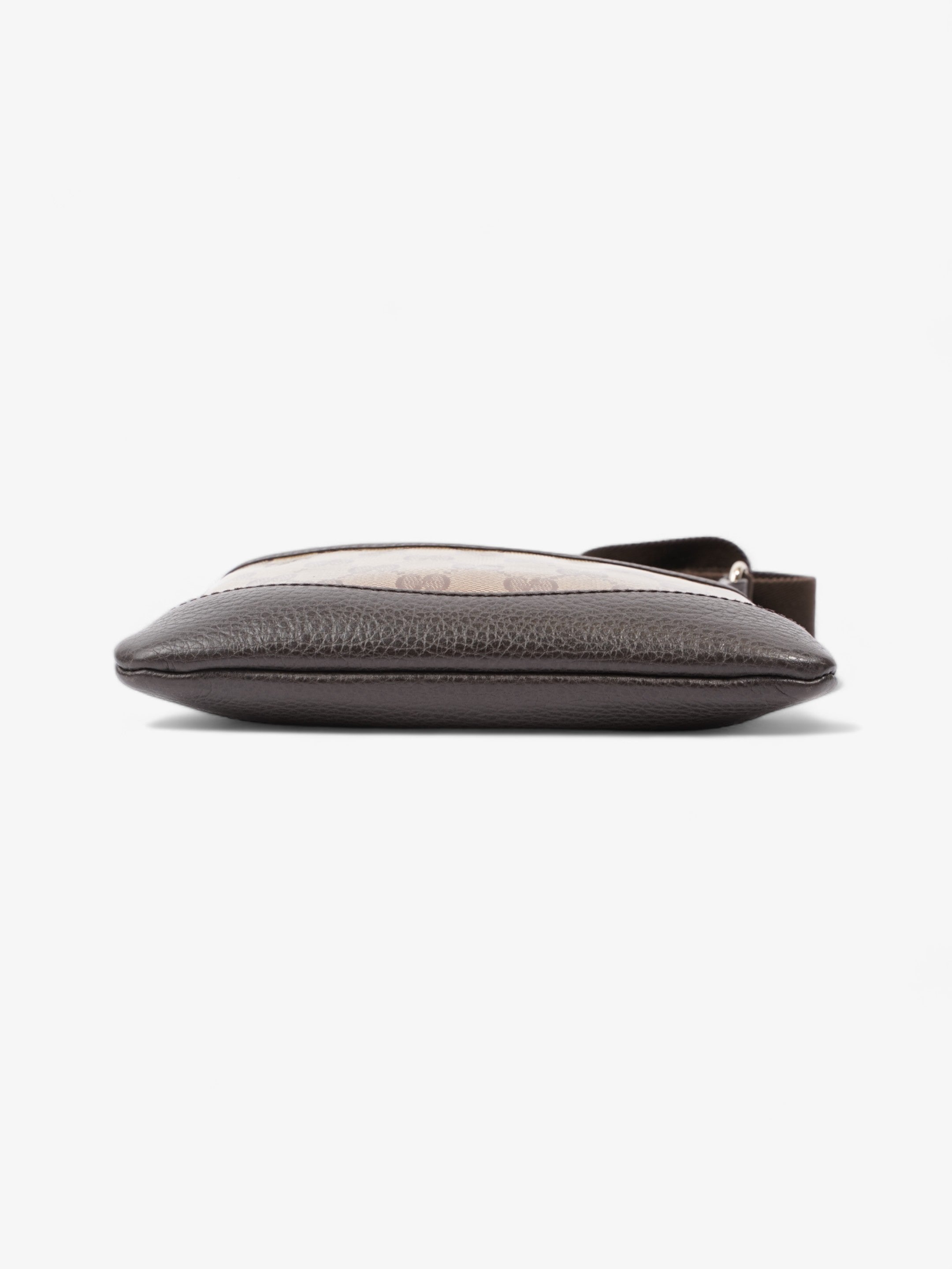 Gucci Small Messenger Beige And Ebony GG Supreme PVC