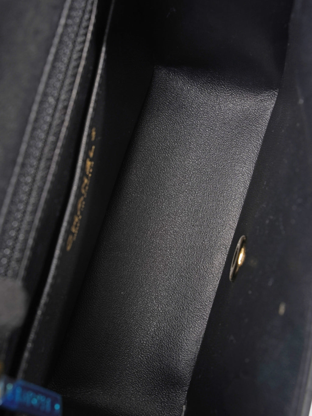 Chanel Classic Square Flap Black Lambskin Leather Mini