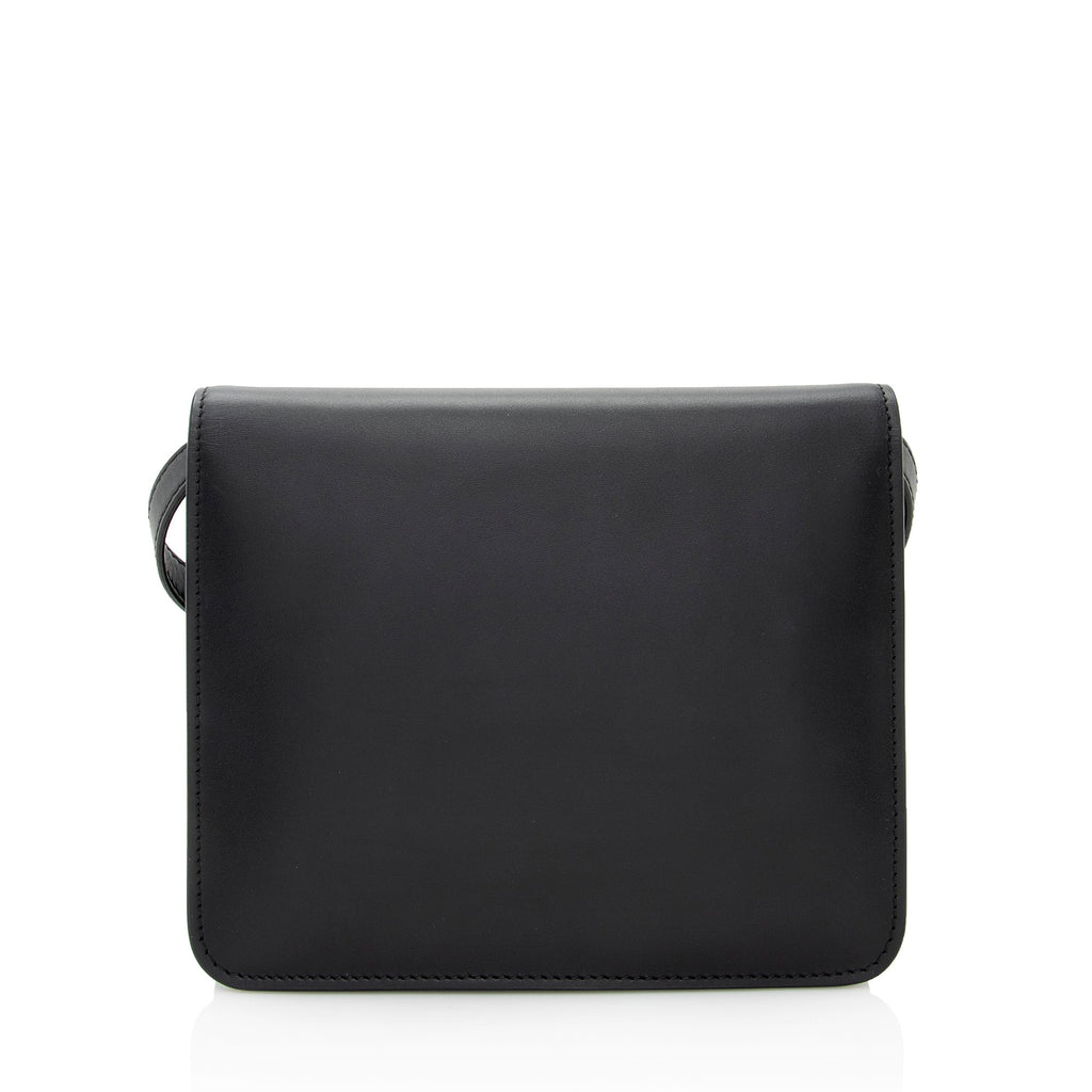 Fendi Calfskin Crystal Fab Small Crossbody Bag (SHF-22238)