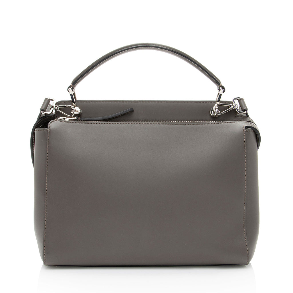 Fendi Calfskin Dotcom Medium Satchel