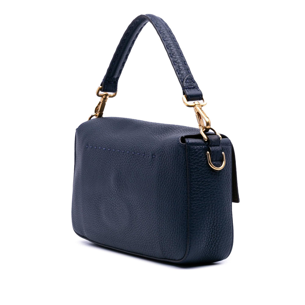 Fendi Calfskin Leather Baguette Satchel