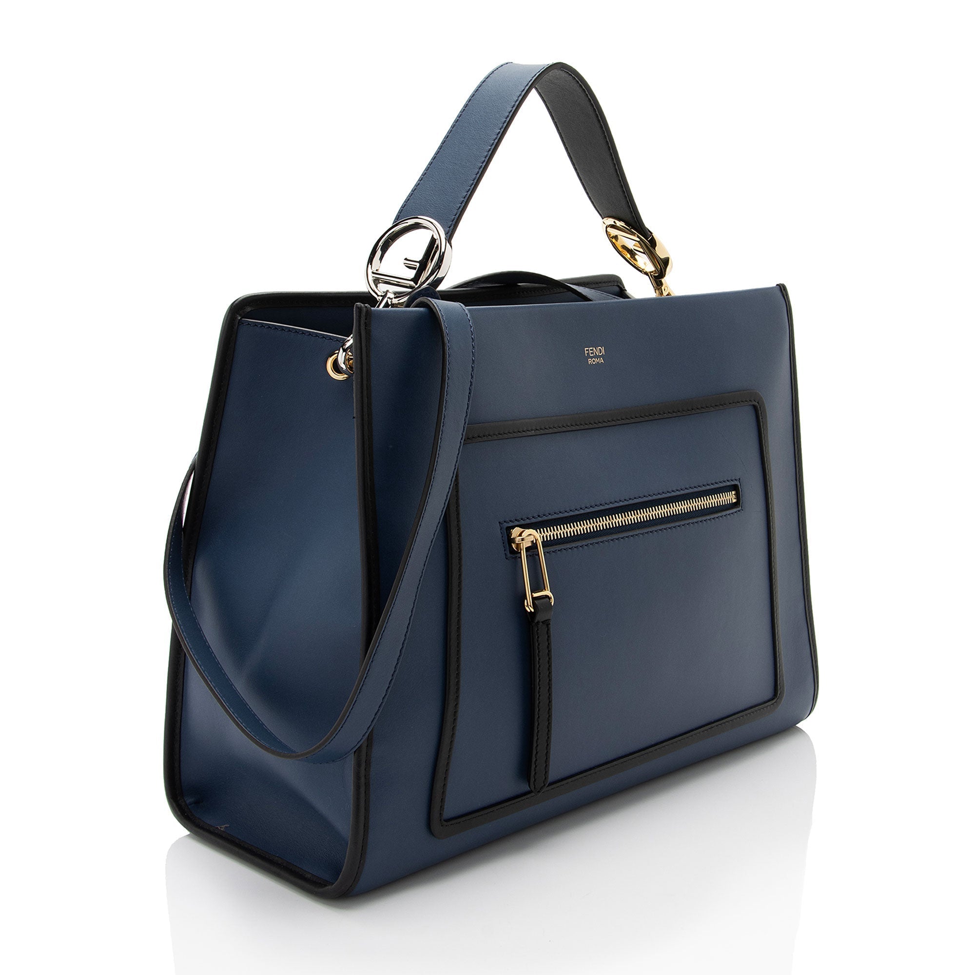Fendi Calfskin Runaway Medium Tote (SHF-MJuMww)