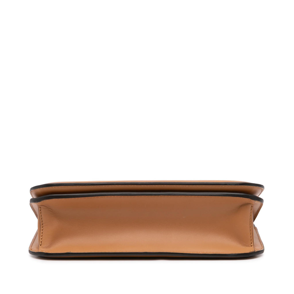 Fendi Calfskin Vitello King Nubuck Pequin Karligraphy Pocket Shoulder Bag