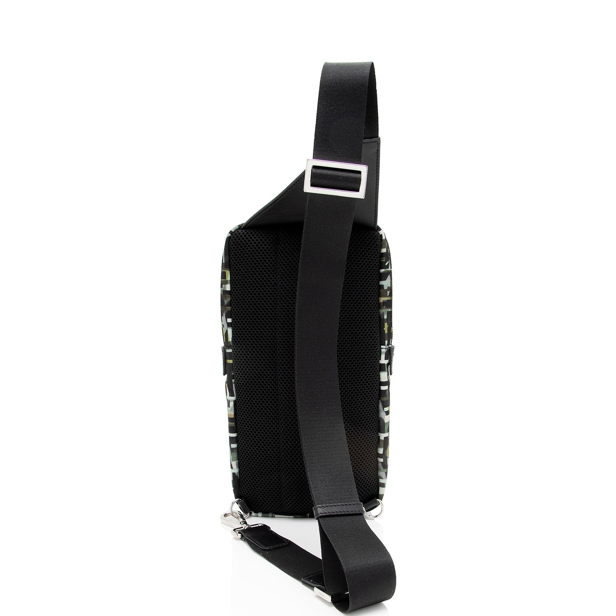 Fendi Camouflage FF Nylon Sling Bag