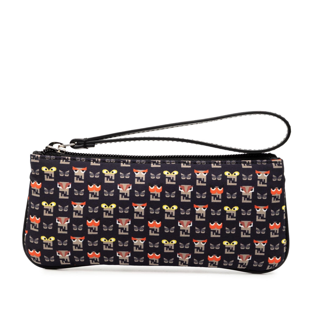 Fendi Canvas Monster Clutch
