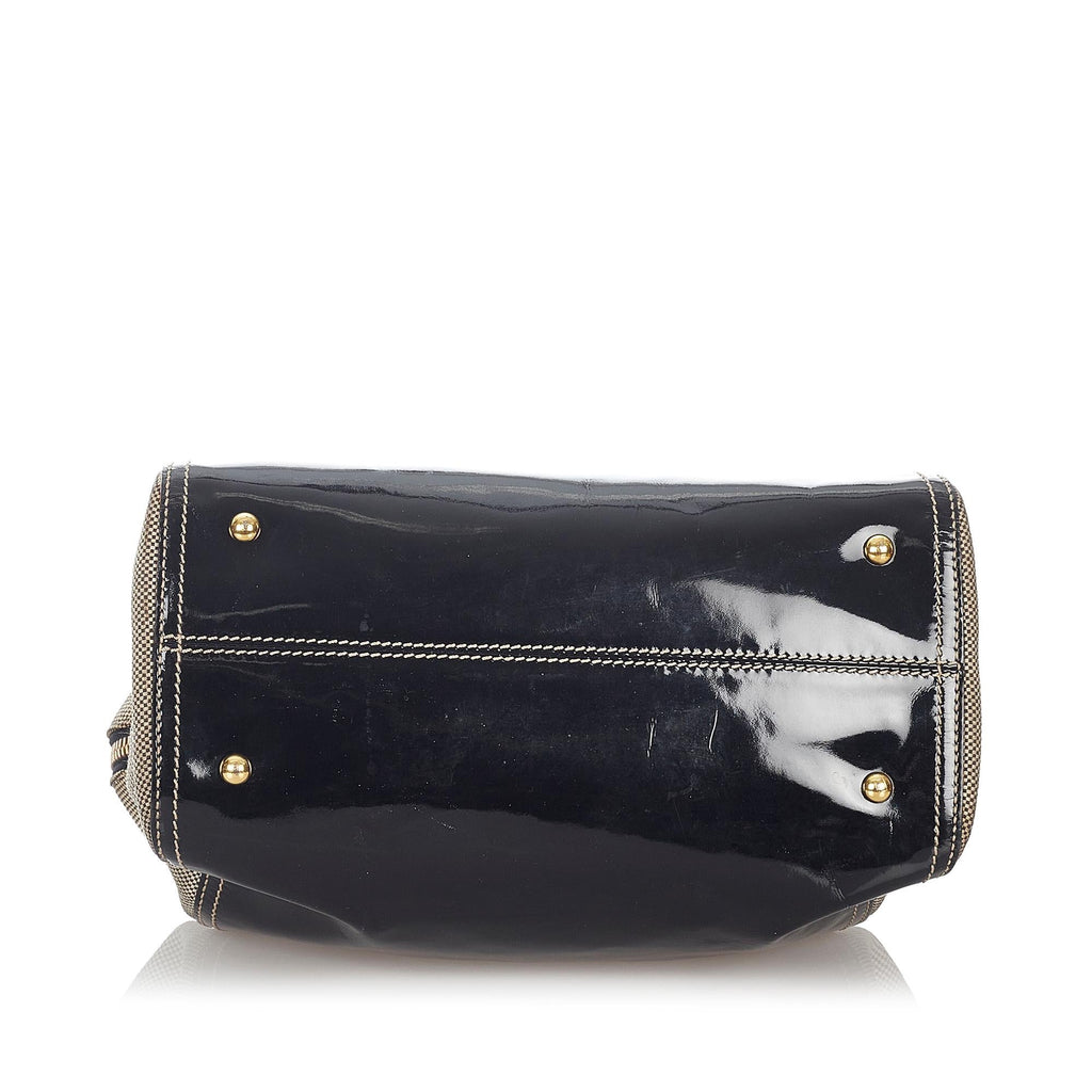 Fendi Chameleon Patent Leather Satchel (SHG-26854)