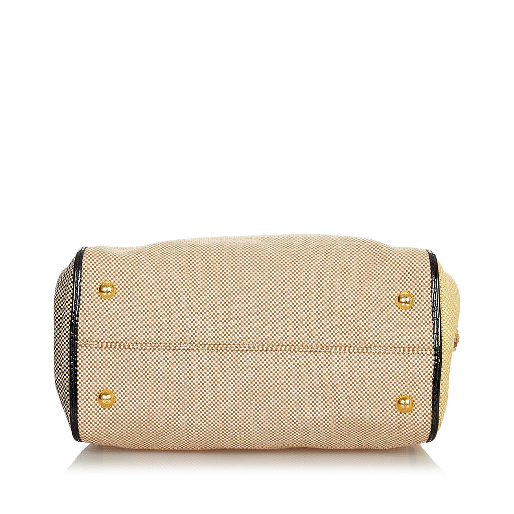 Fendi Colorblock Canvas Chameleon Handbag (SHG-24876)