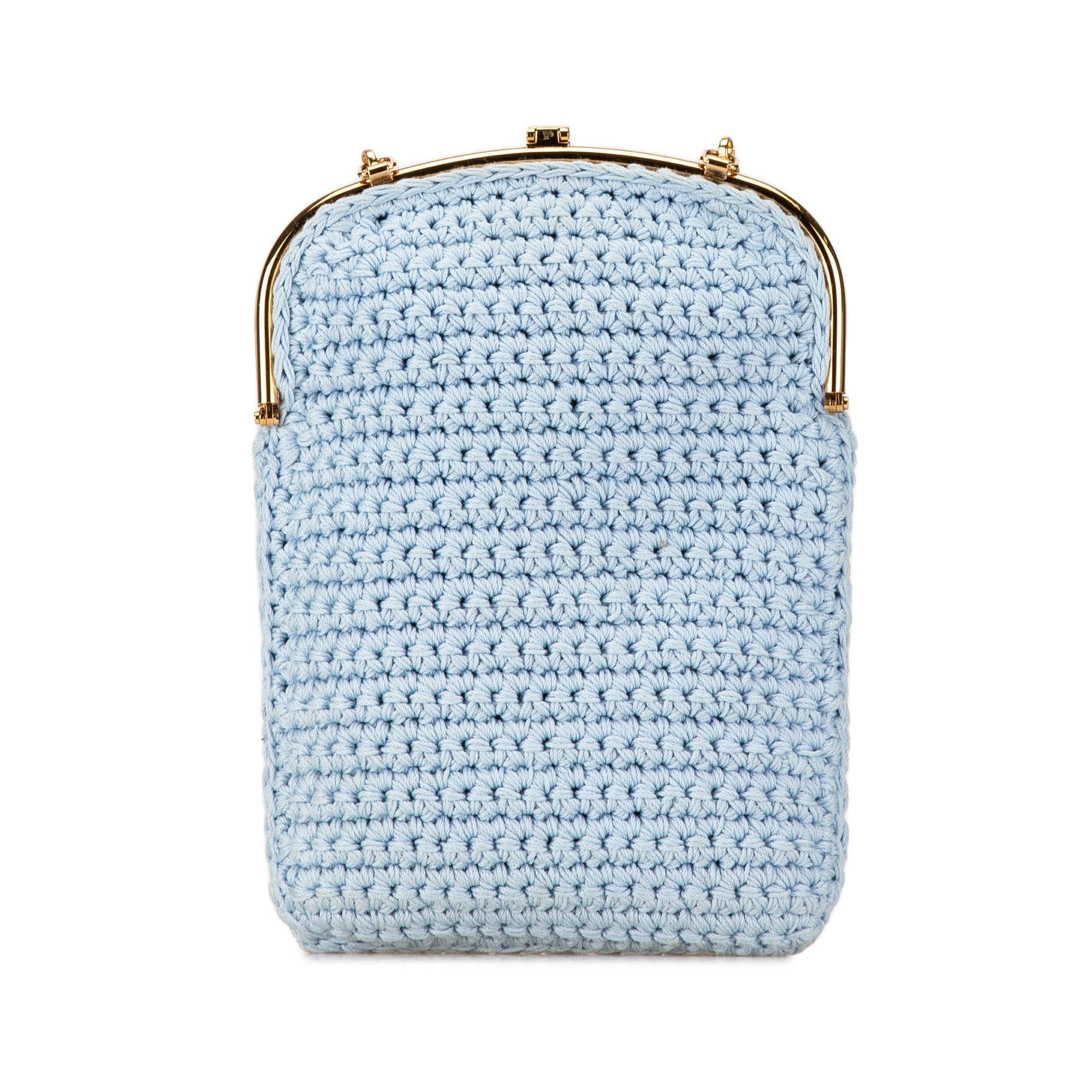 Fendi Crochet Baguette Phone Bag (SHG-8RR45O)