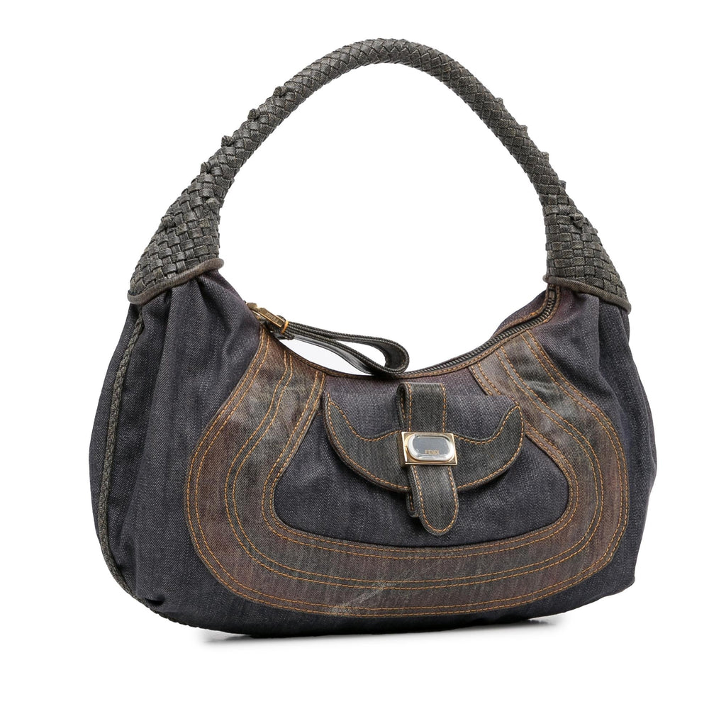Fendi Denim Spy Hobo (SHG-Txb2Ws)
