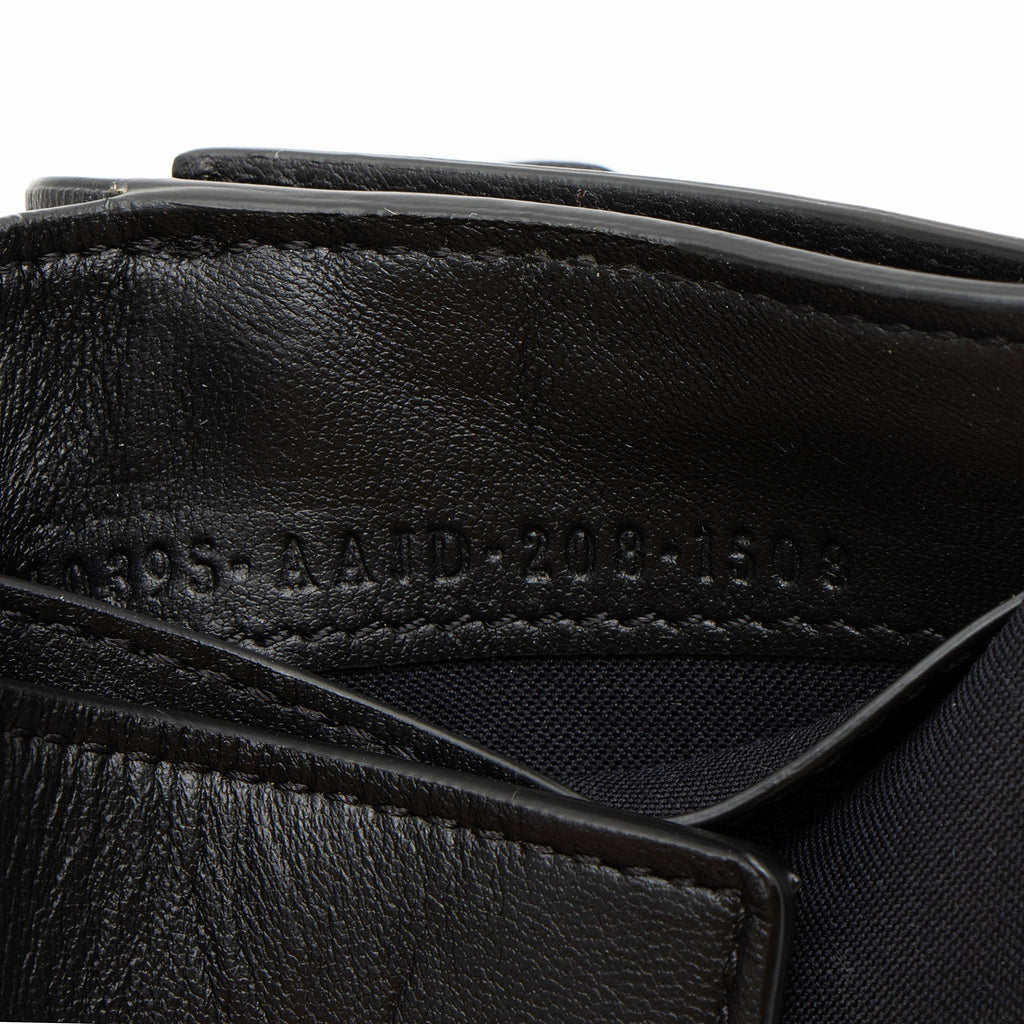 Fendi Embossed FF Nappa Leather Baguette Micro Trifold Wallet