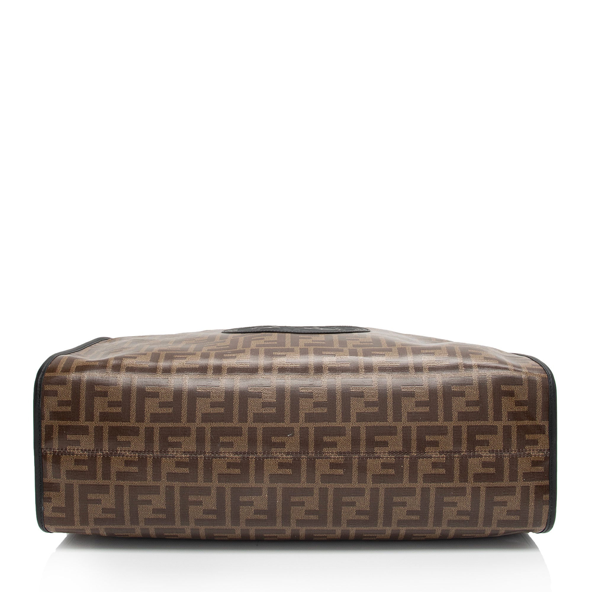 Fendi FF Coated Canvas 1974 Runaway Shopper Tote (SHF-tIEaHe)