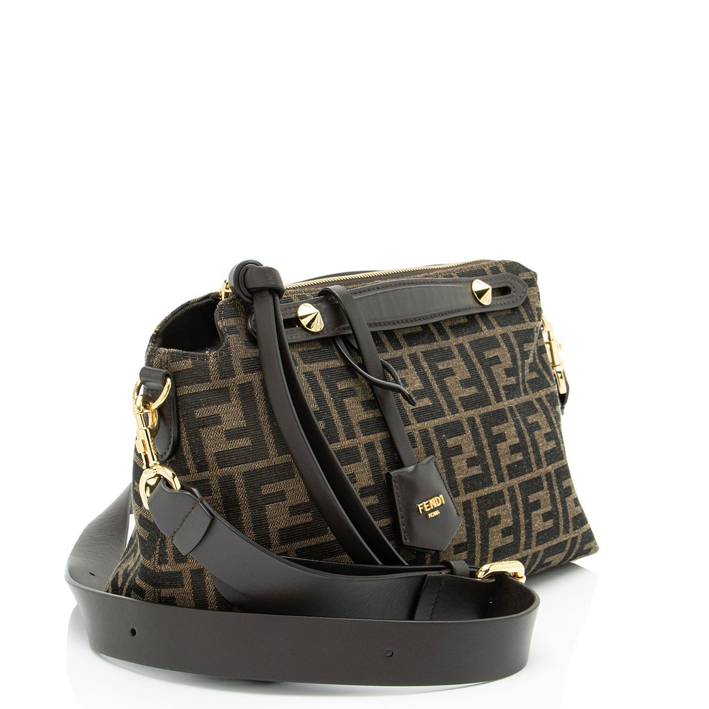 Fendi FF Canvas By The Way Soft Medium Boston Bag